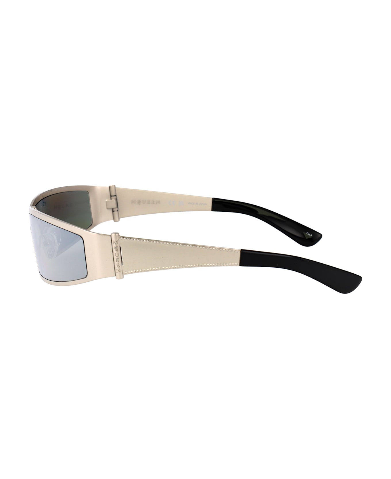 Alexander McQueen Eyewear Am0491s Sunglasses - SILVER-SILVER-SILVER