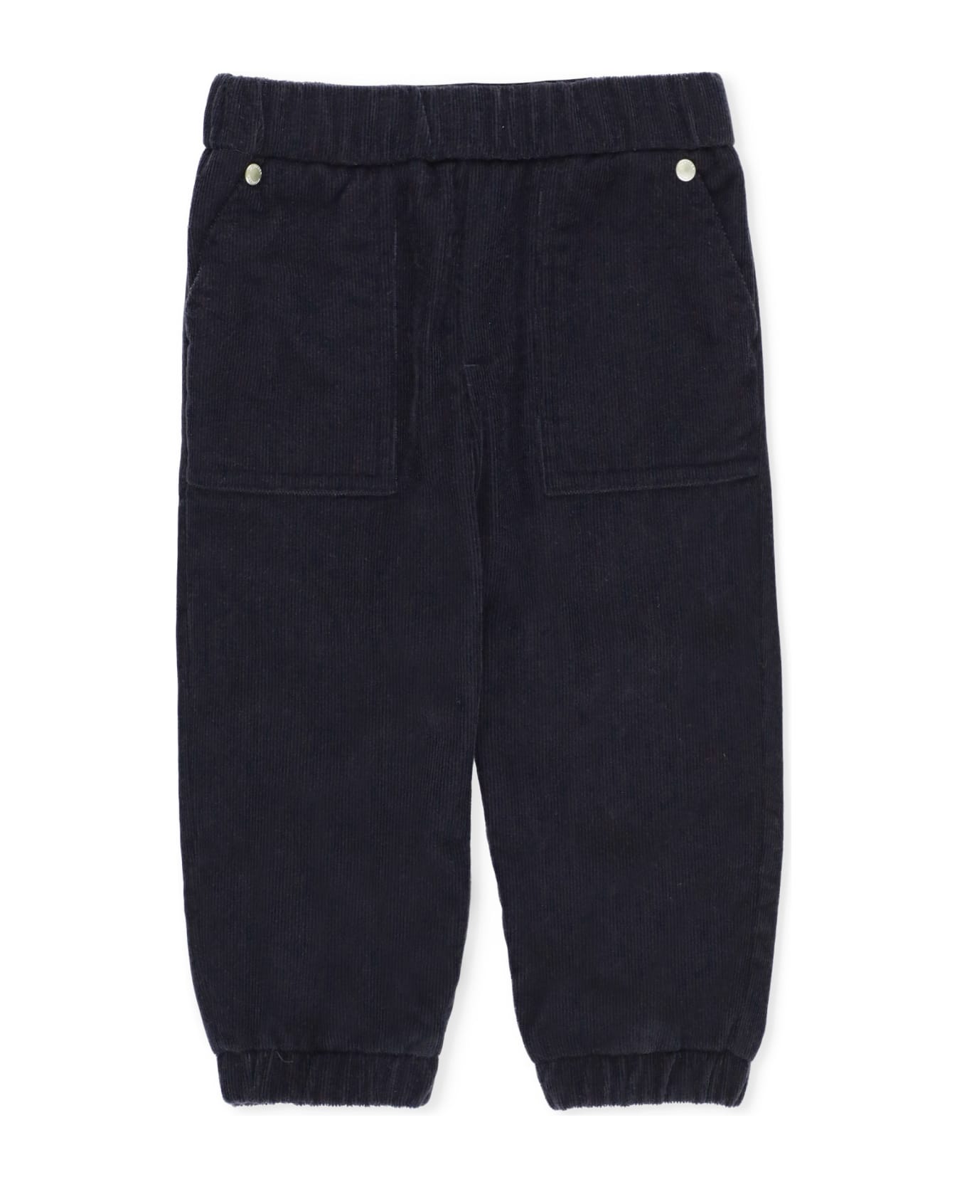 Moncler Ribbed Trousers - Blue