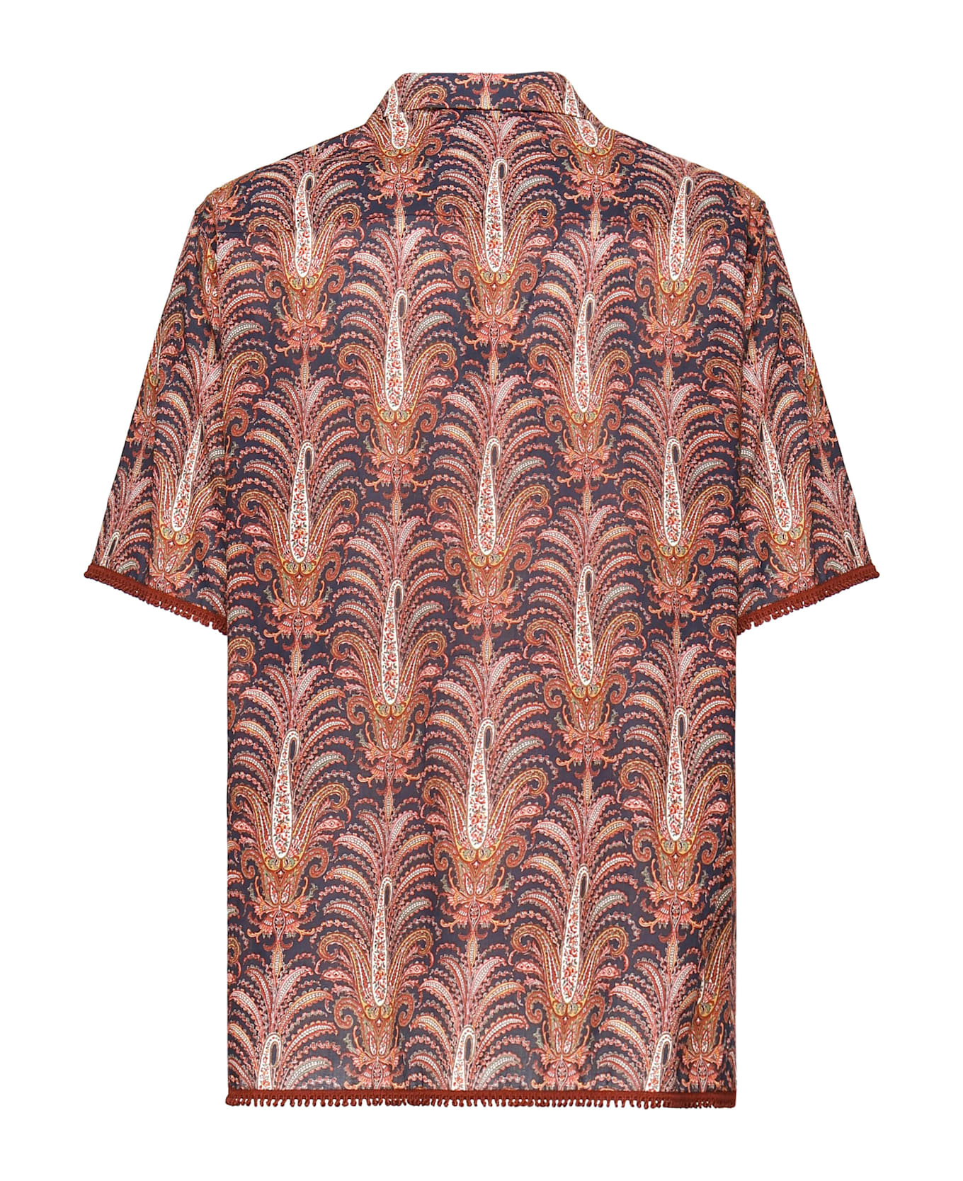 Valentino Garavani Cotton Shirt With Graphic Print - Red