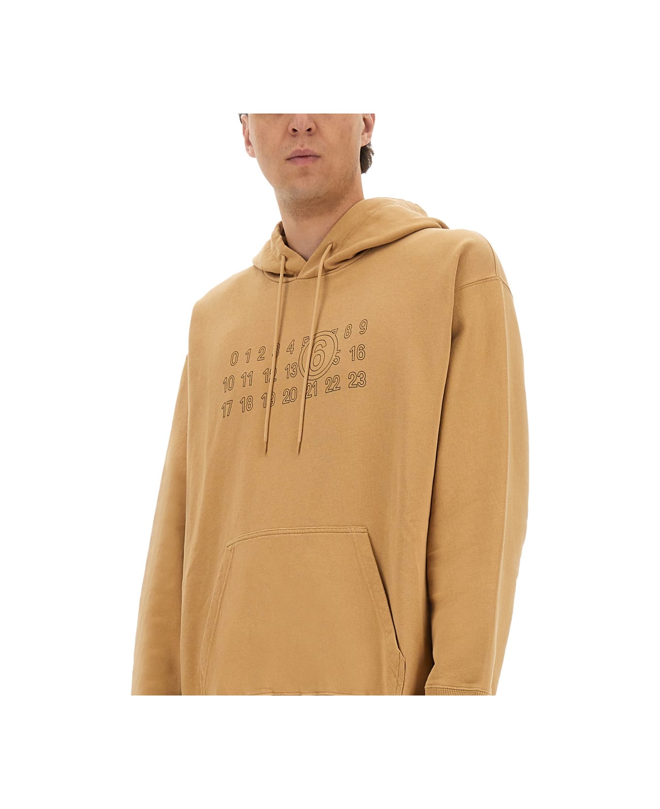 MM6 Maison Margiela Hoodie - BEIGE