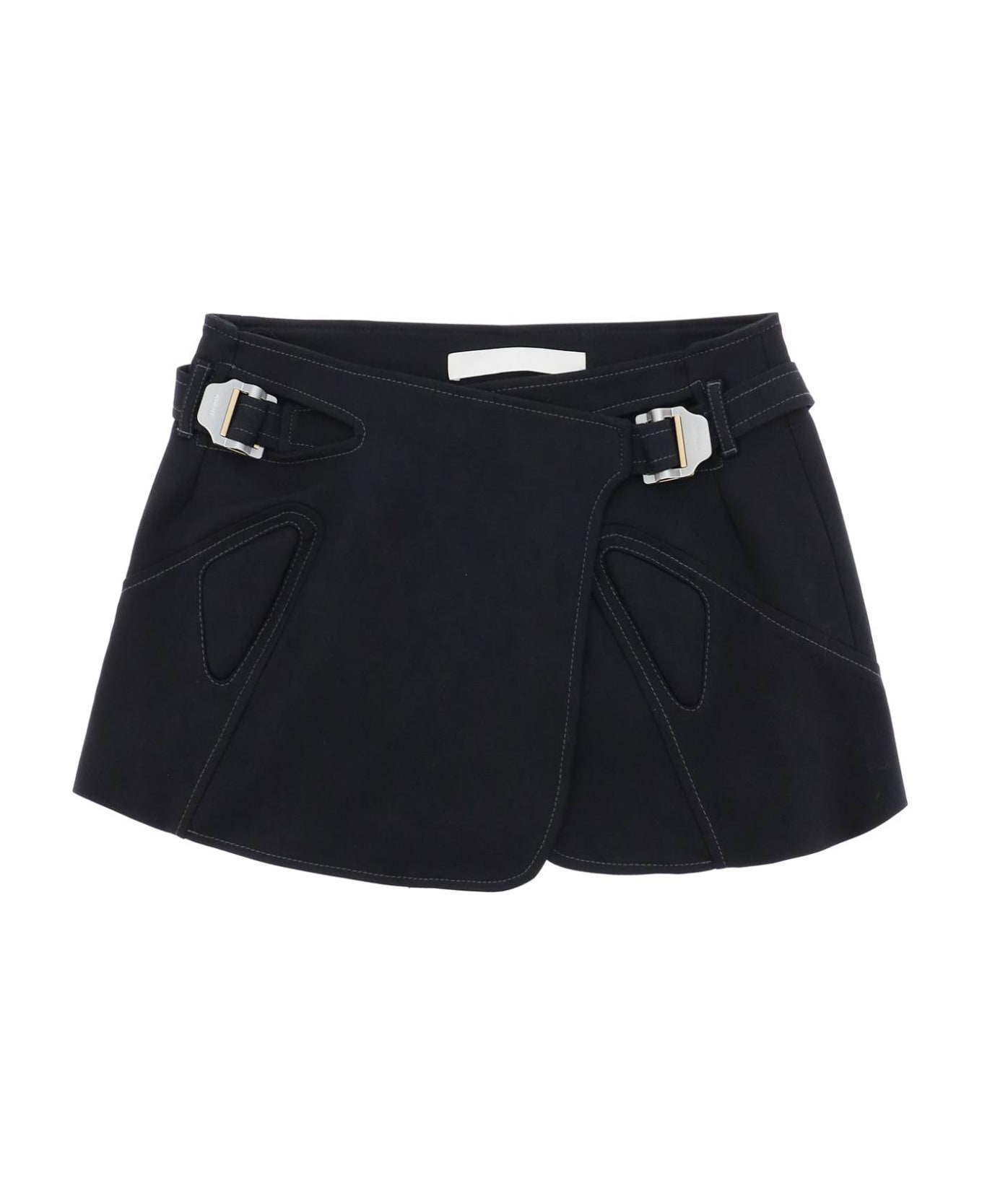 Dion Lee Wrap Miniskirt - BLACK (Black)