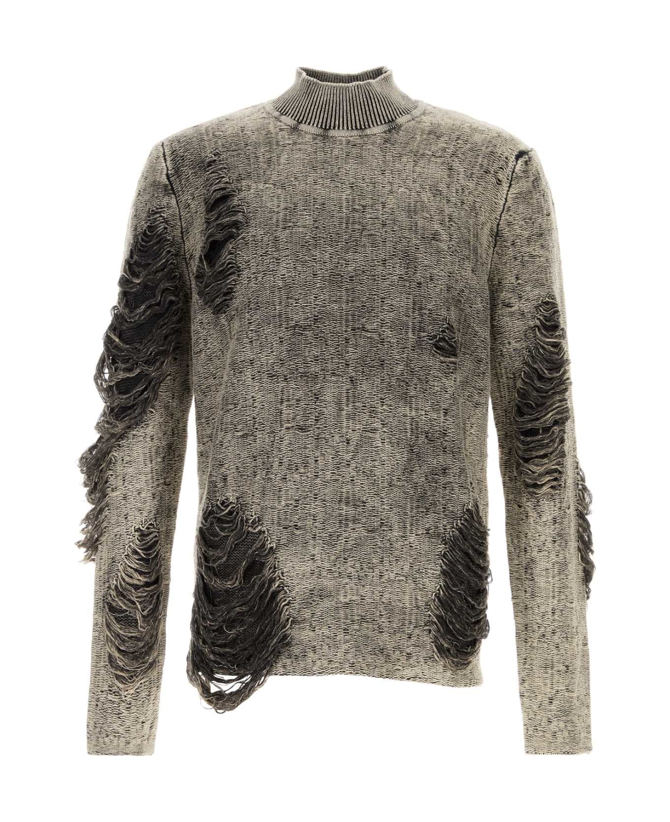 Diesel Grey Cotton Sweater - 9EC
