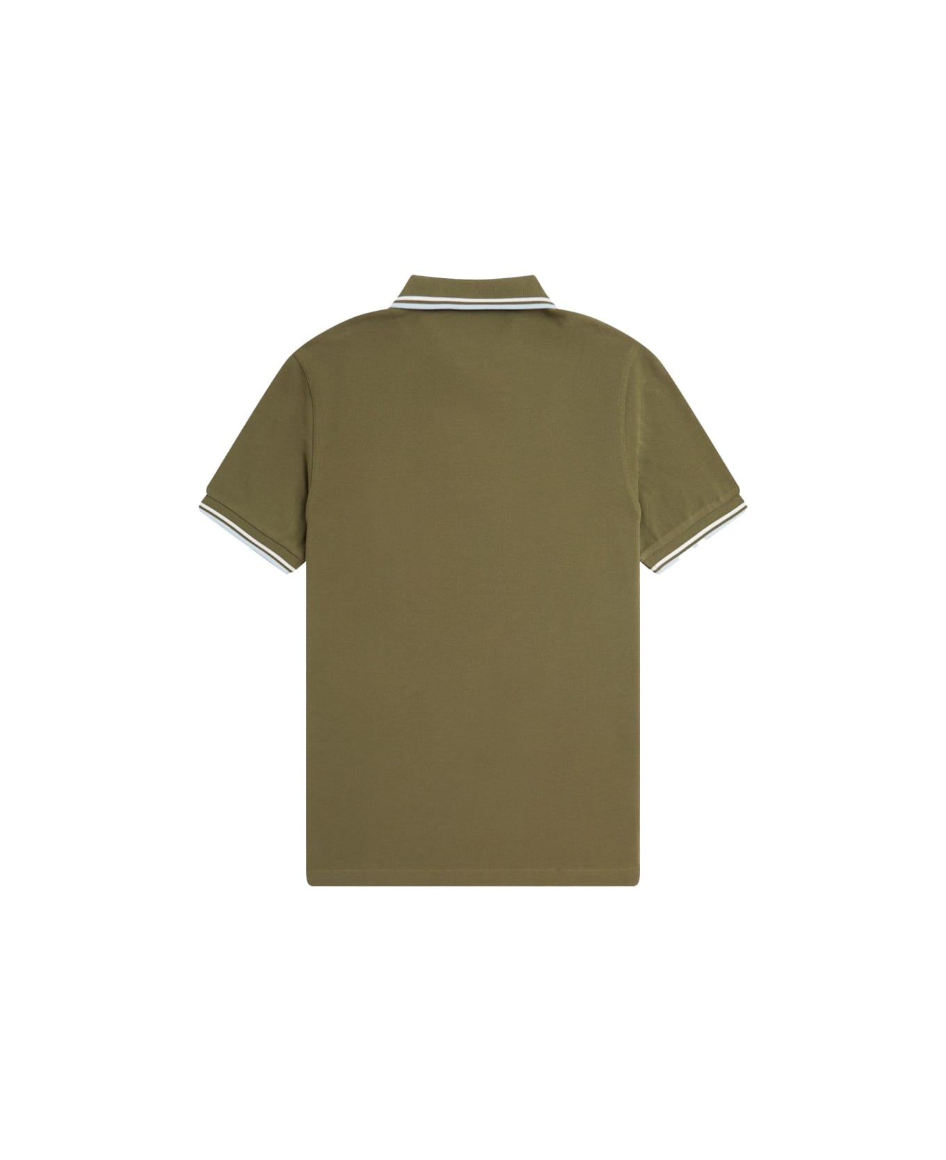 Fred Perry Polo With Logo - MILITARY GREEN