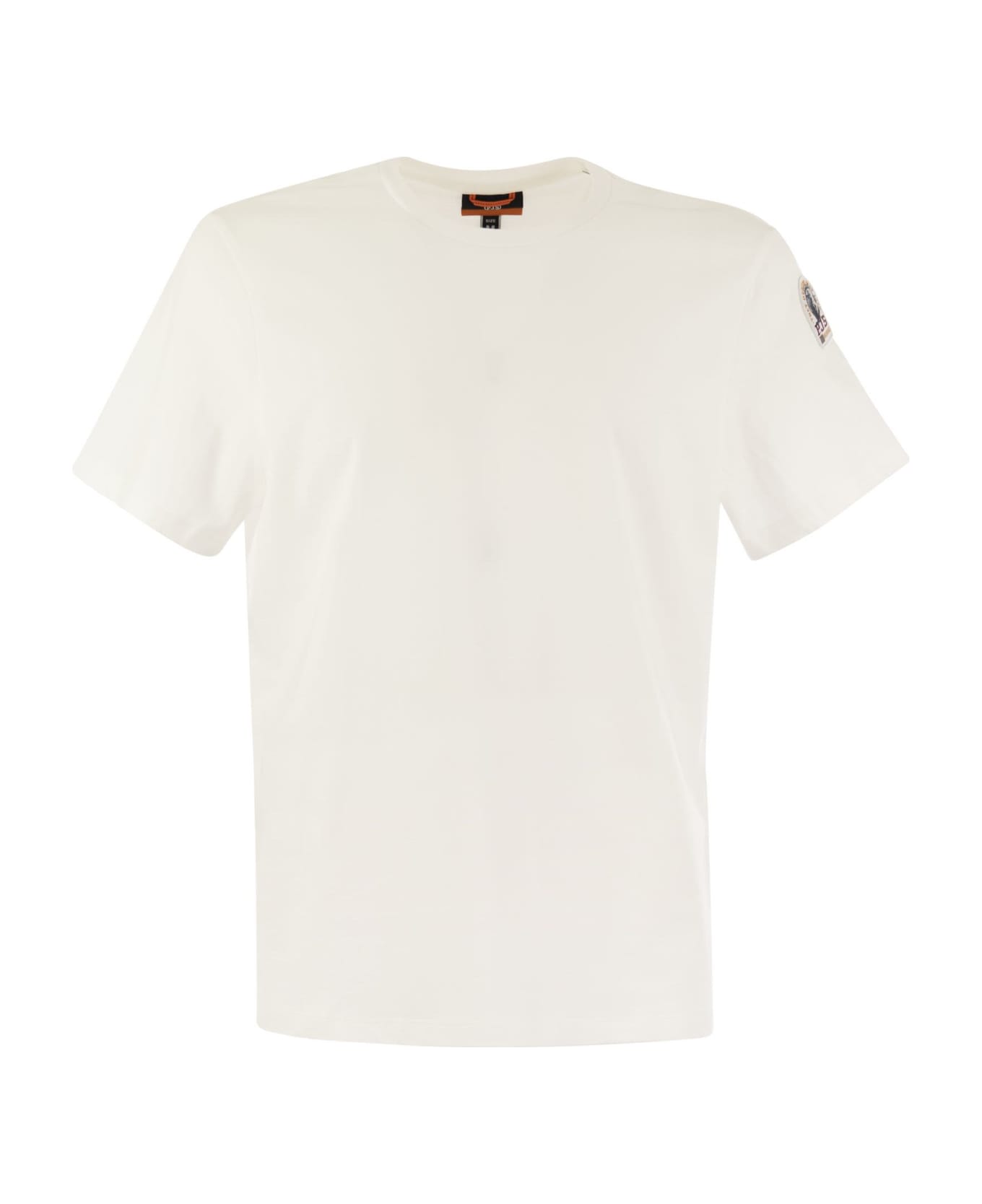 Parajumpers Shispare Tee - Cotton Jersey T-shirt - White