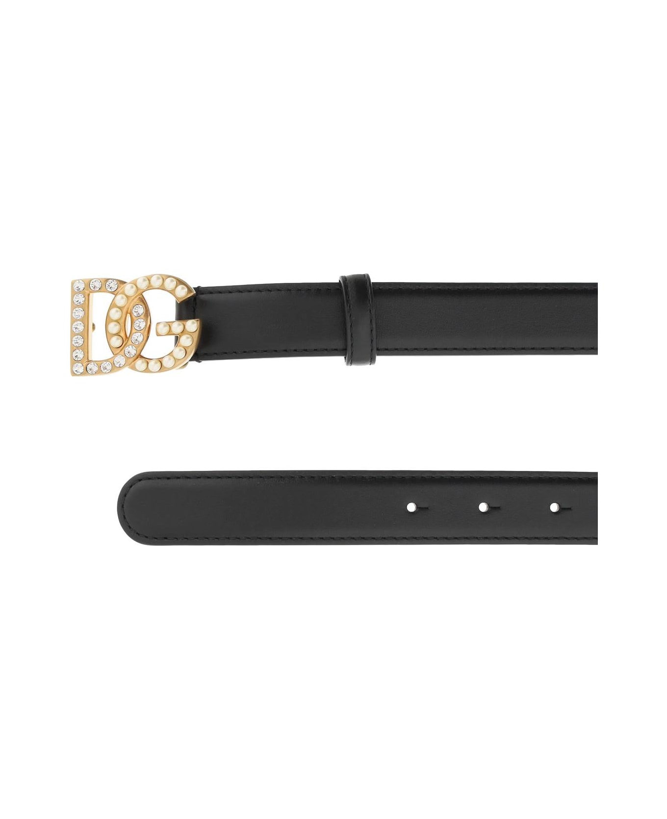 Dolce & Gabbana Logo Buckle Belt - Black / multiple ベルト