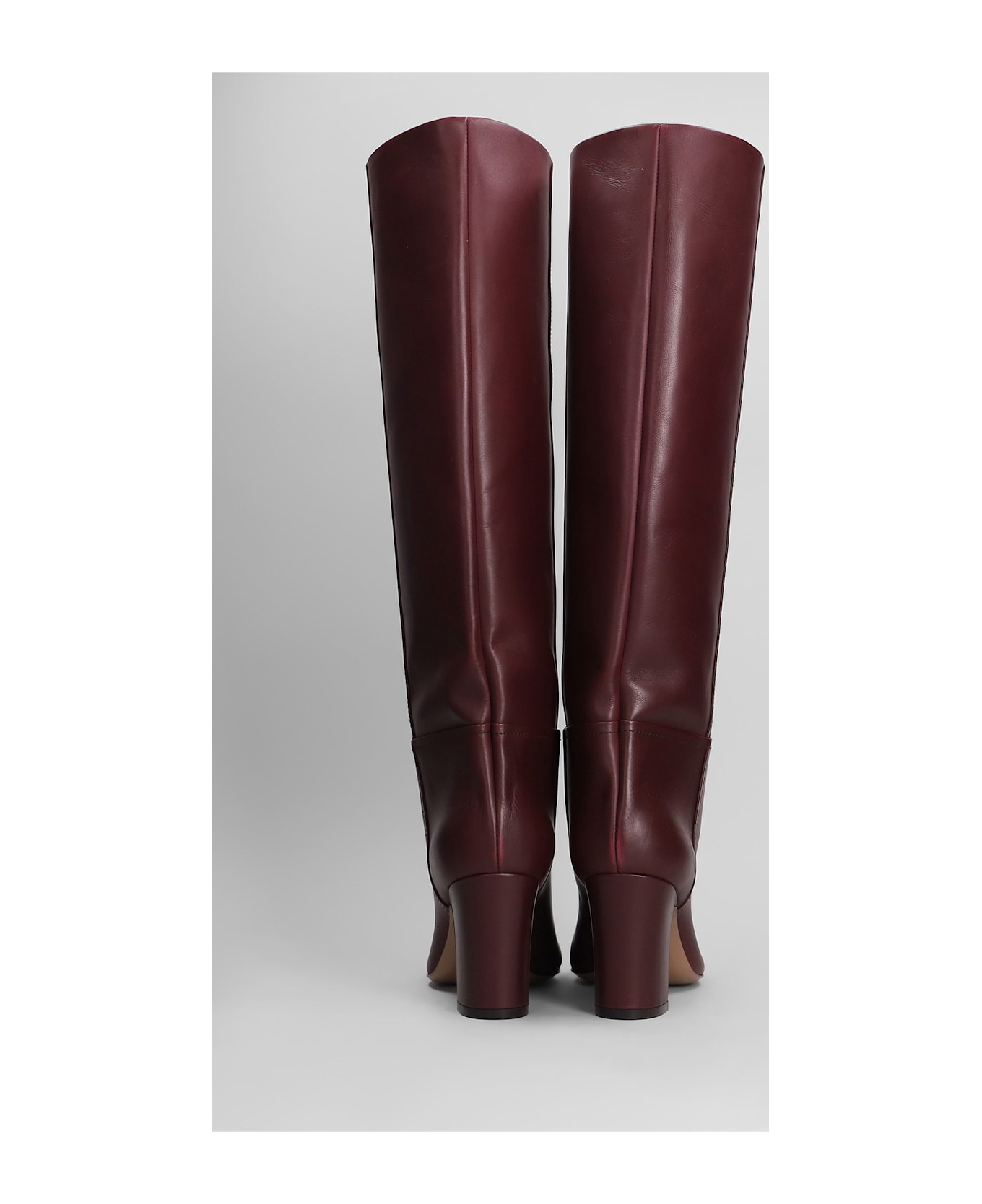 Paris Texas Lavinia Boot 75 High Heels Boots In Bordeaux Leather - bordeaux