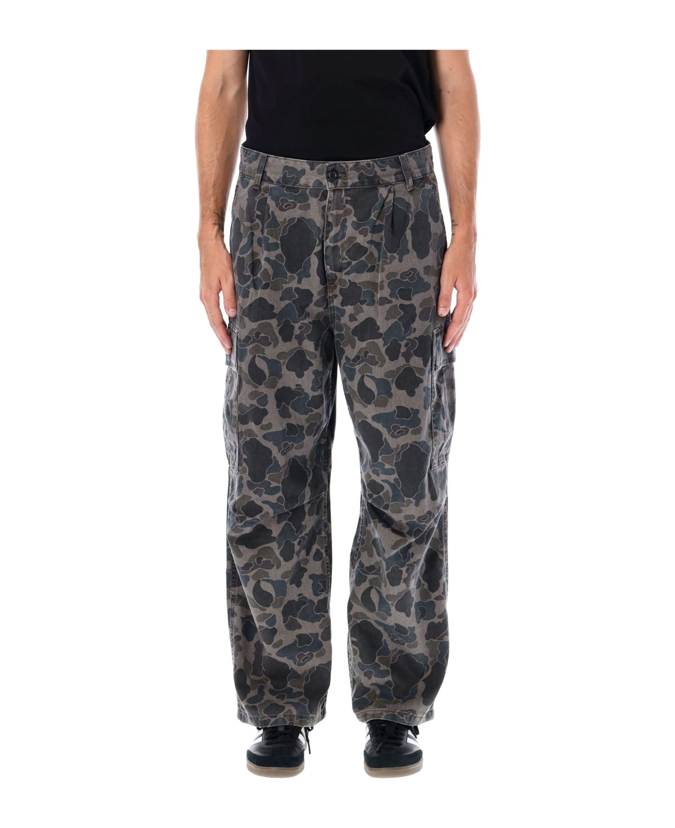 Carhartt Cole Cargo Pants - CAMO DUCK GREY