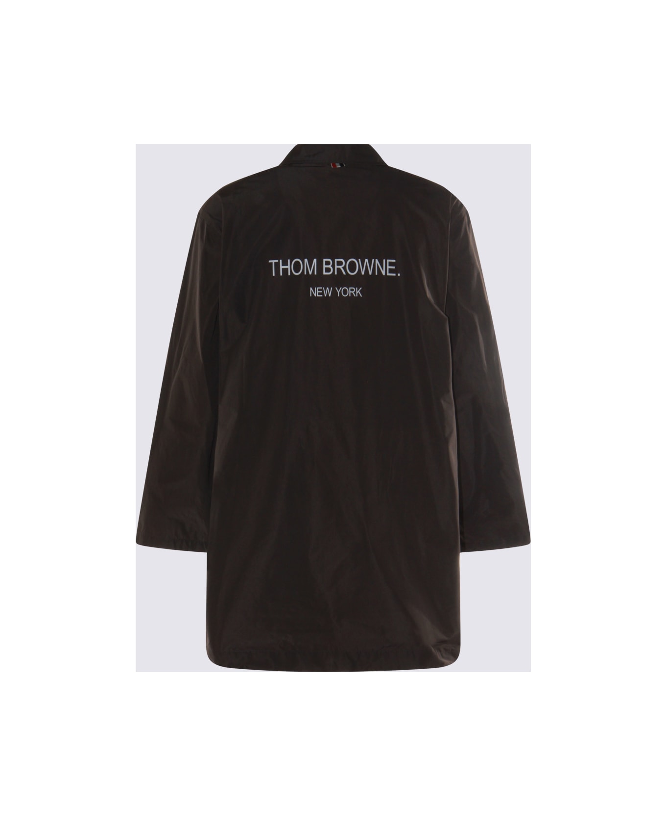 Thom Browne Dark Grey Coat - Grey