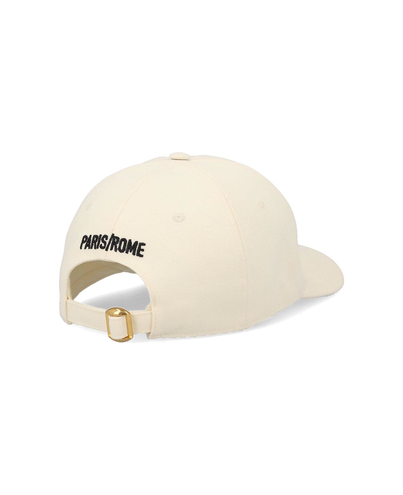 Valentino Garavani Logo Embroidered Baseball Cap - AVORIONERO