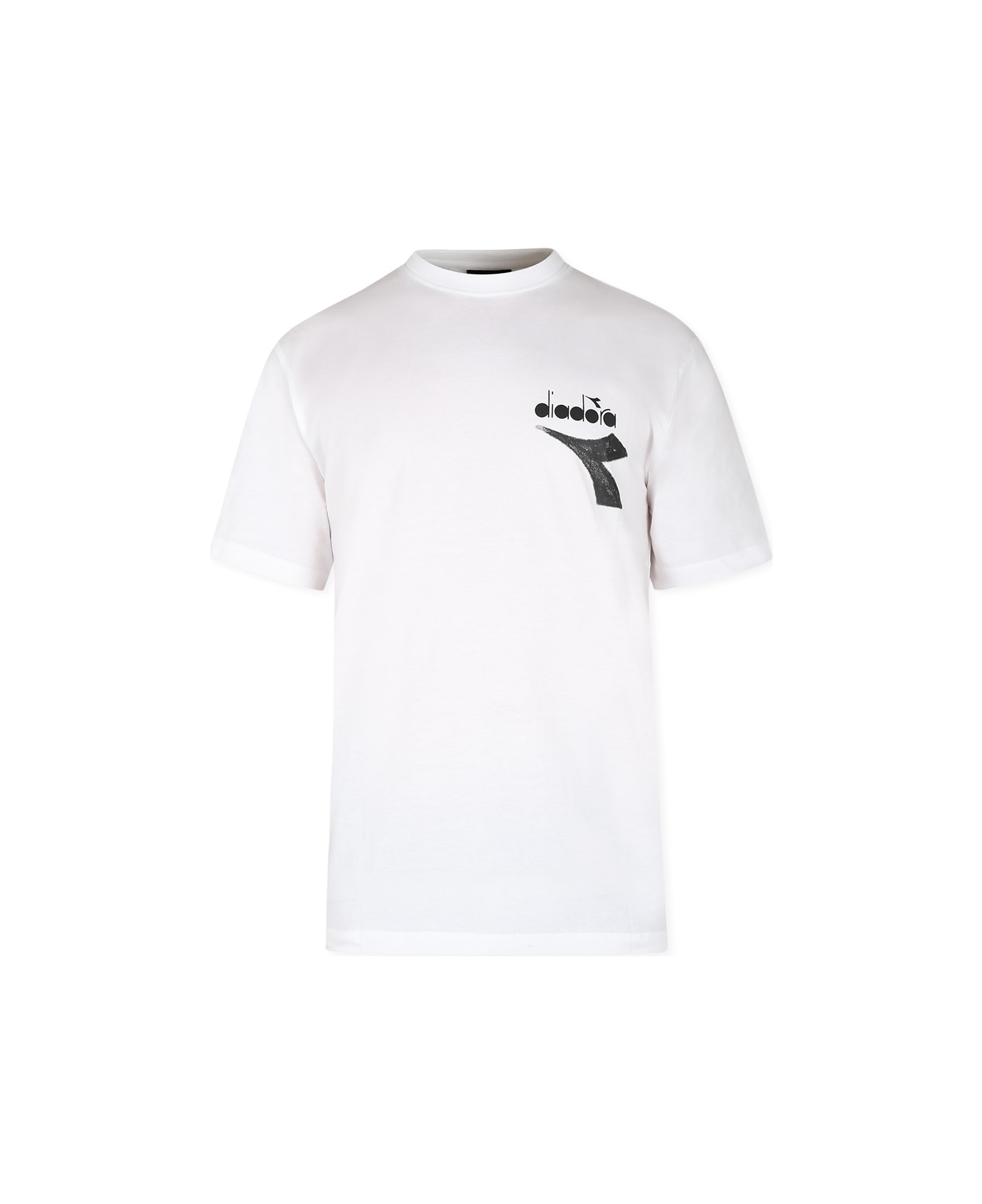 Diadora Black T-shirt For Girl With Logo - Black