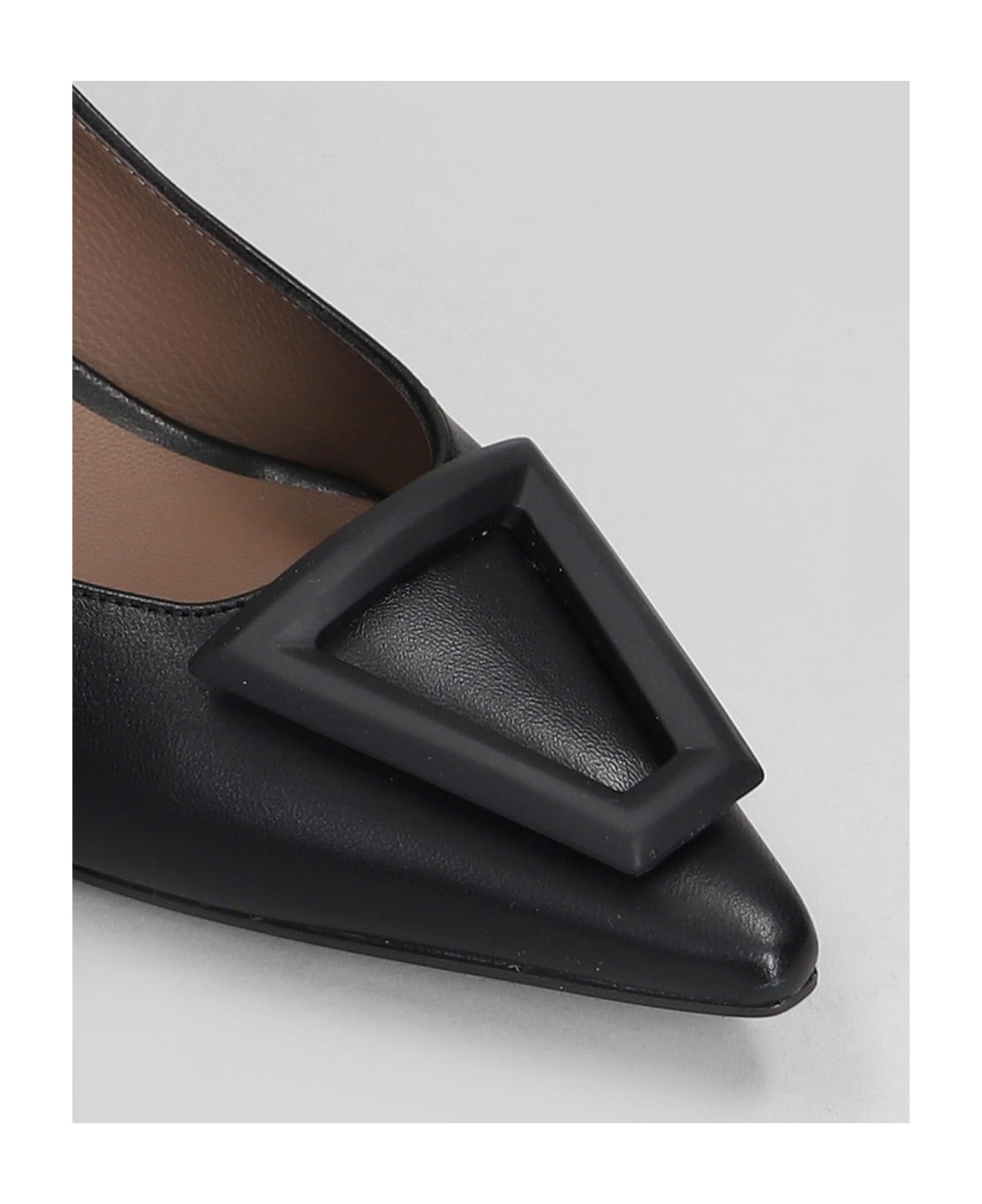 Roberto Festa Moon Pumps In Black Leather - black