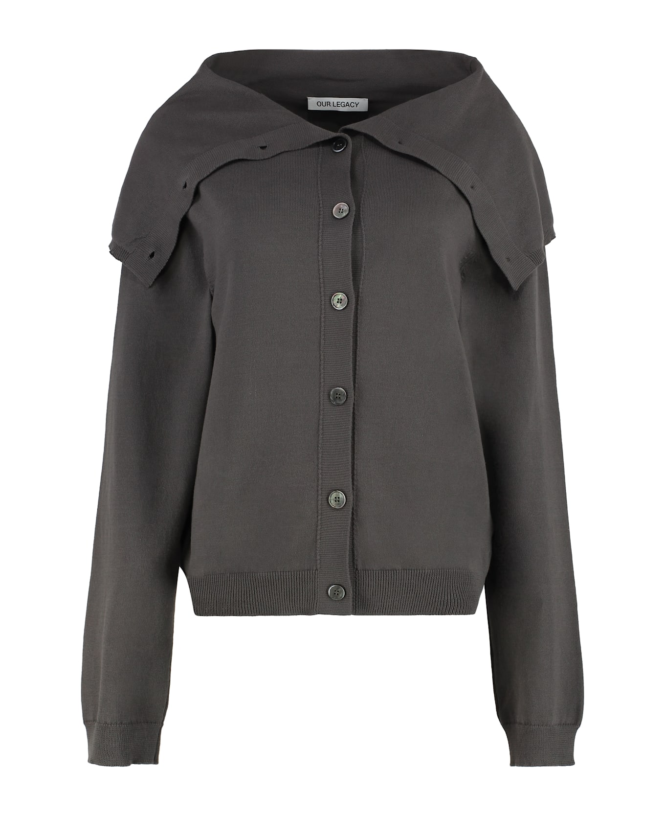 Our Legacy Cotton Cardigan - grey