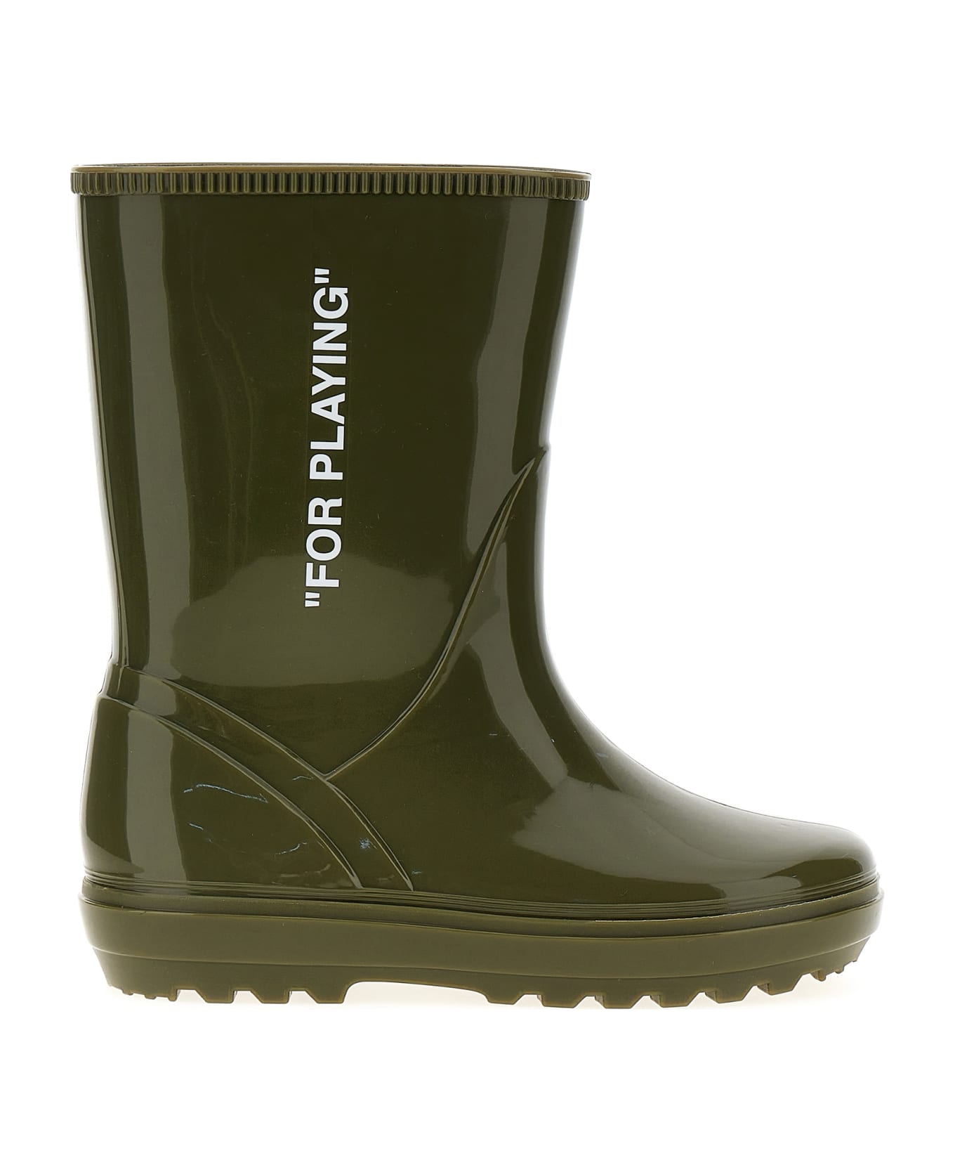 Off-White 'for Playing' Boots - Green シューズ