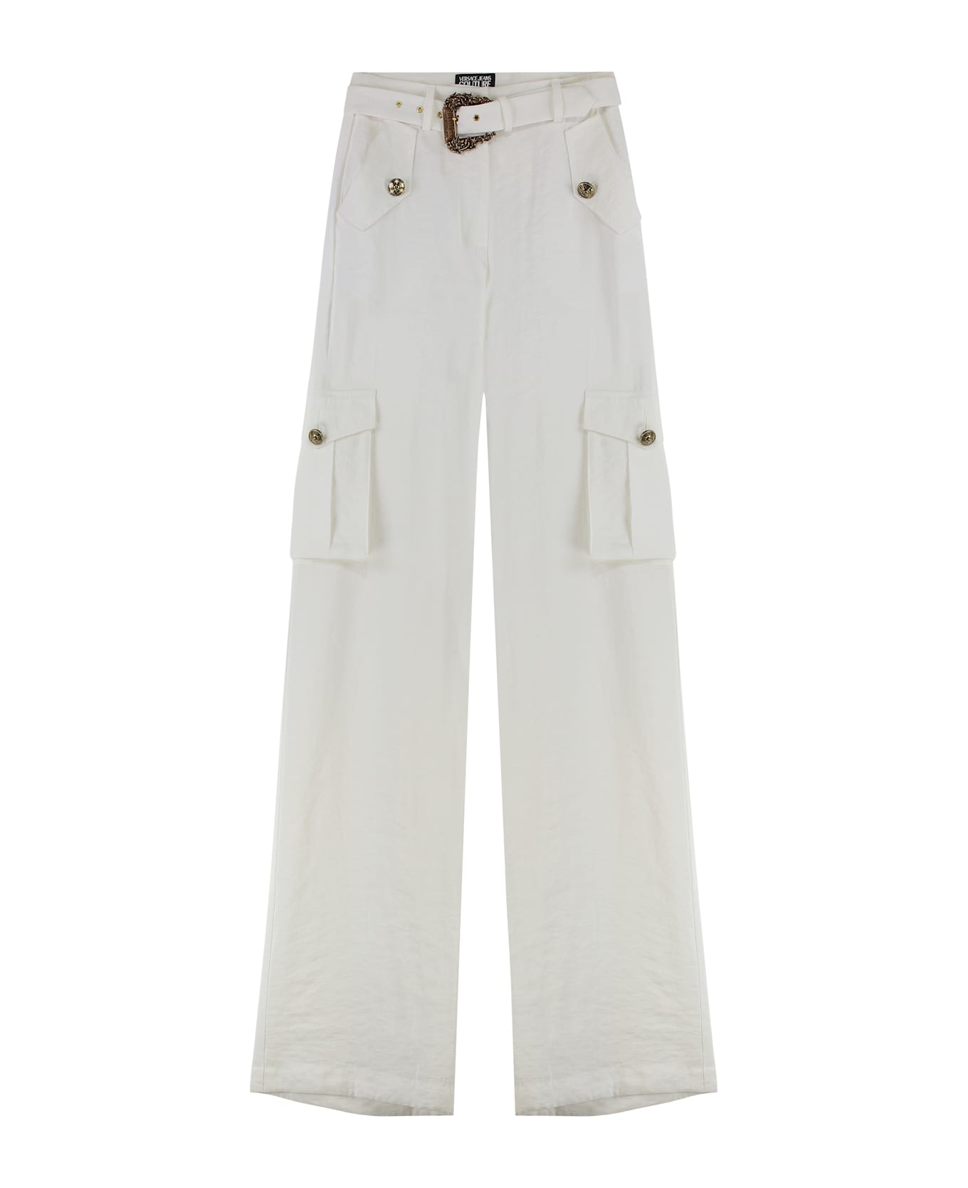 Versace Jeans Couture Cargo Trousers - White