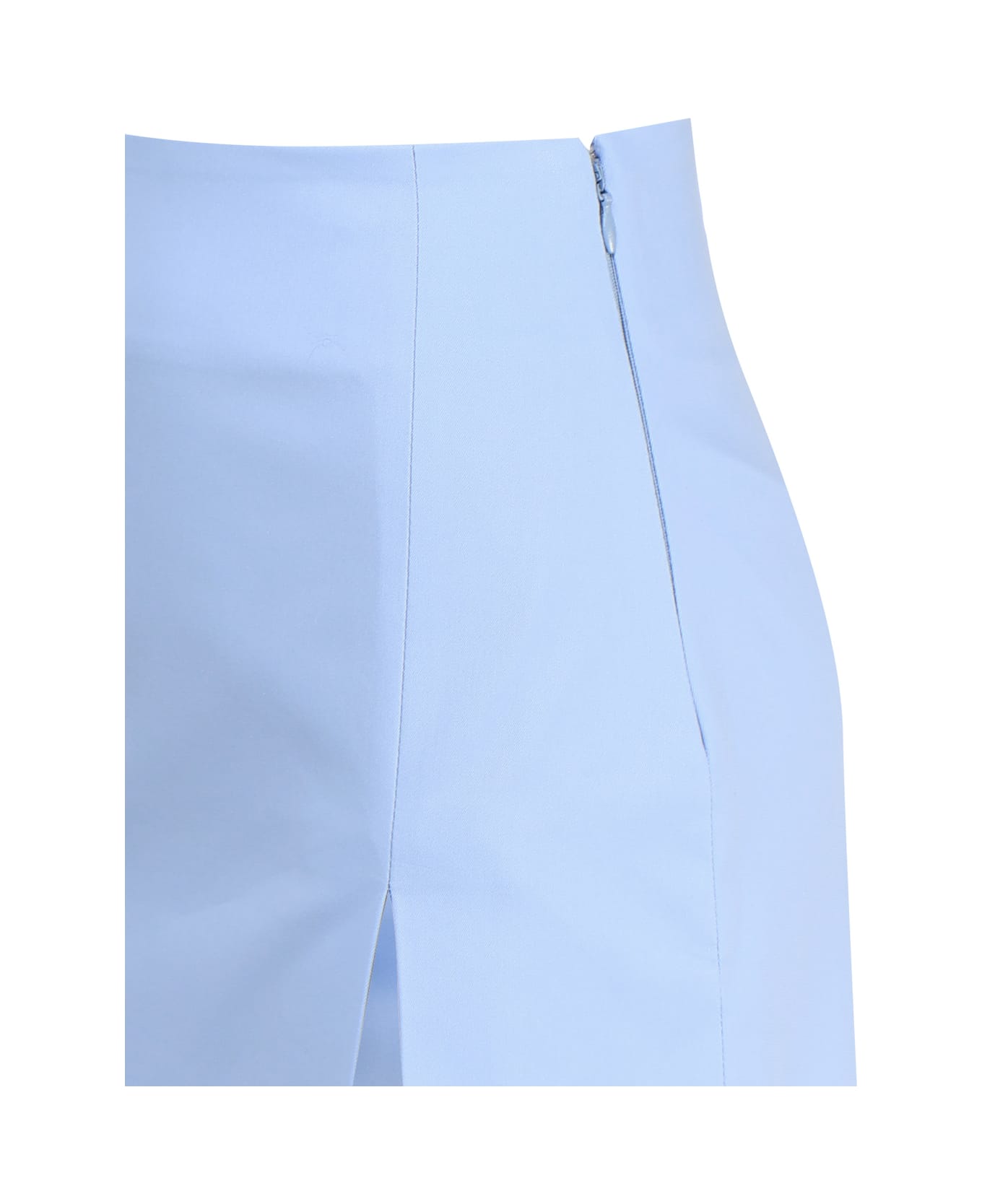The Andamane Gioia Miniskirt With Side Slit - Light blue