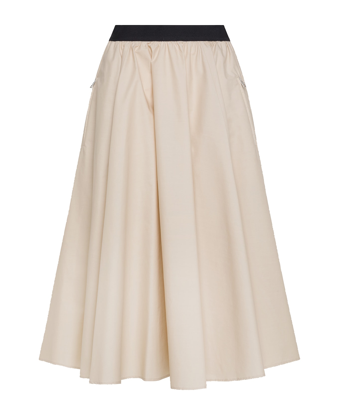 19.70 Nineteen Seventy Flared Midi Skirt - BEIGE スカート