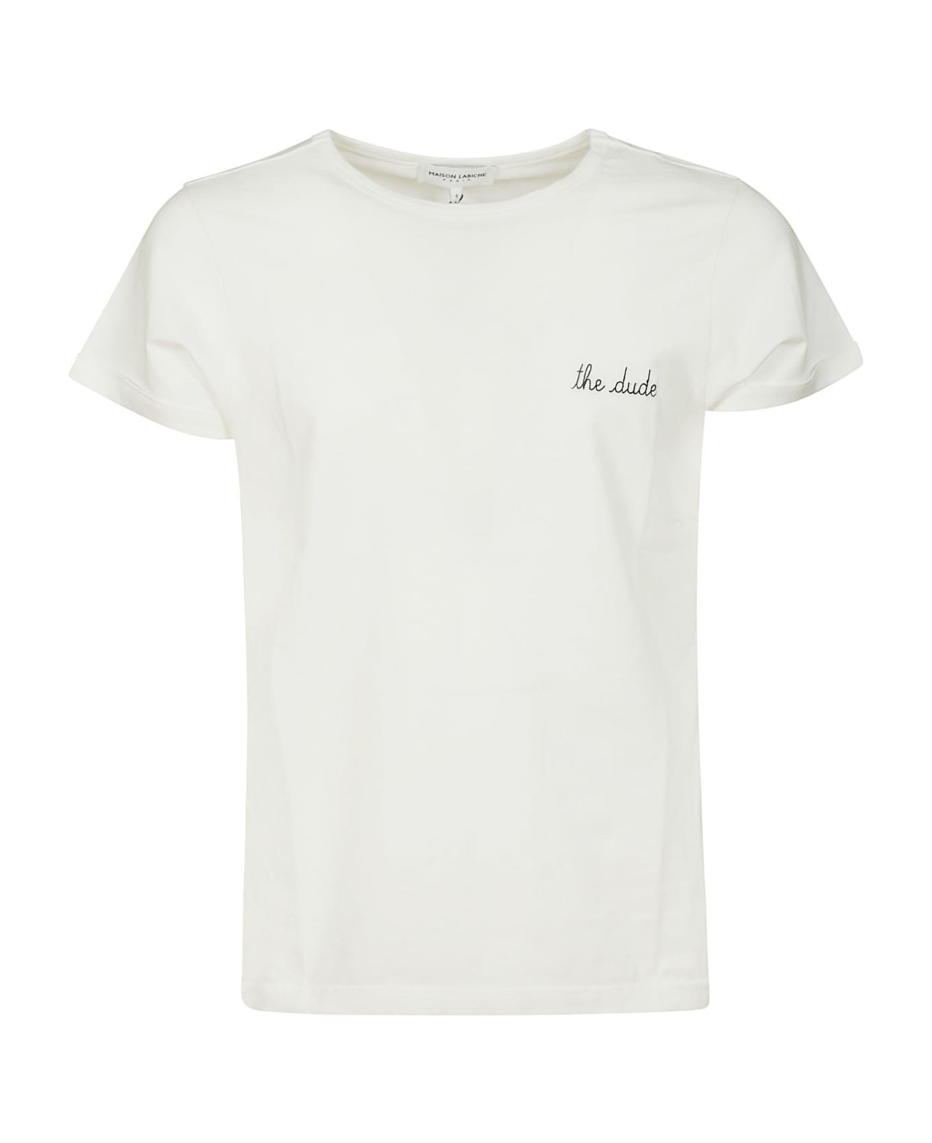 Maison Labiche Tee-shirt Poitou The Dude/gots - White