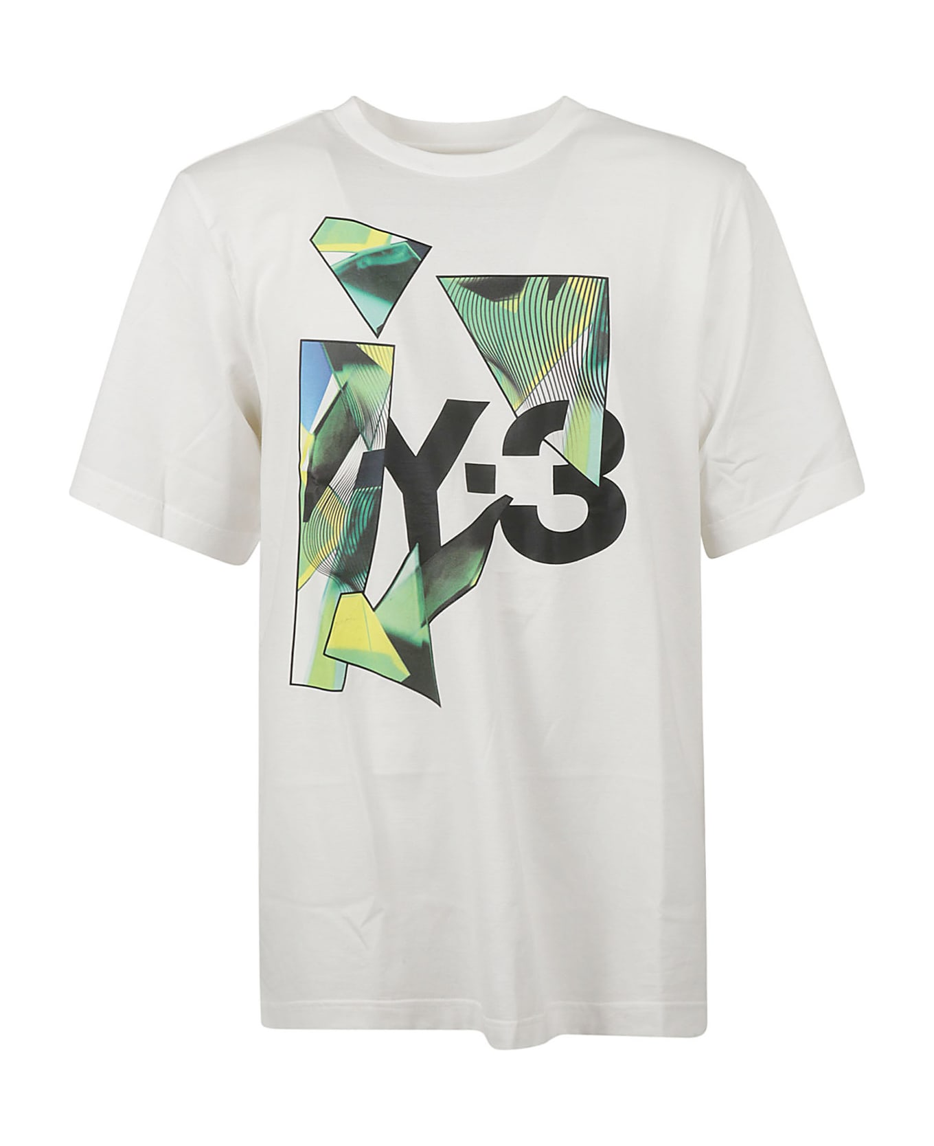 Y-3 Graphic Ss T-shirt - White/Multicolor