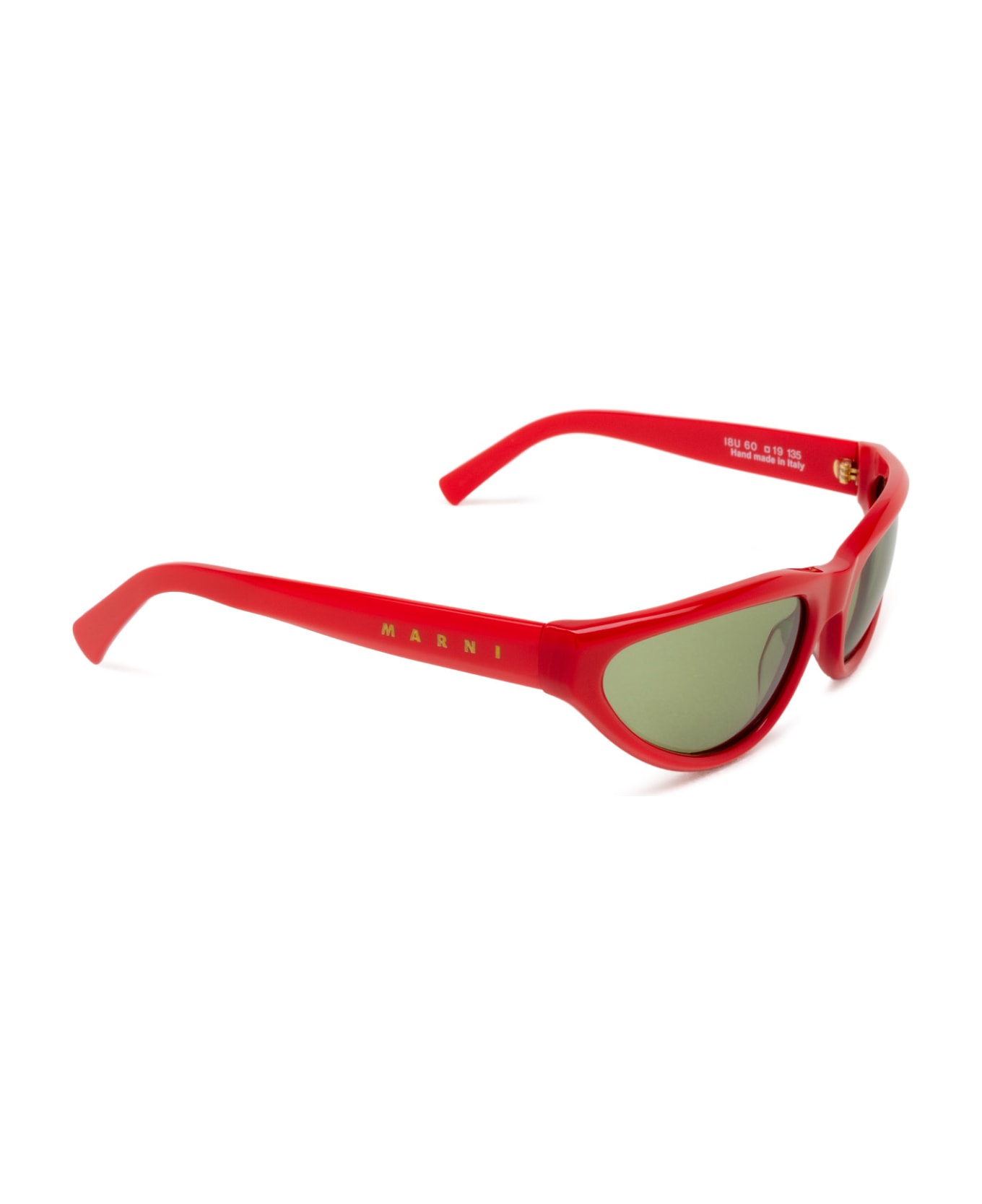 Marni Eyewear Mavericks Solid Red Sunglasses - Solid Red