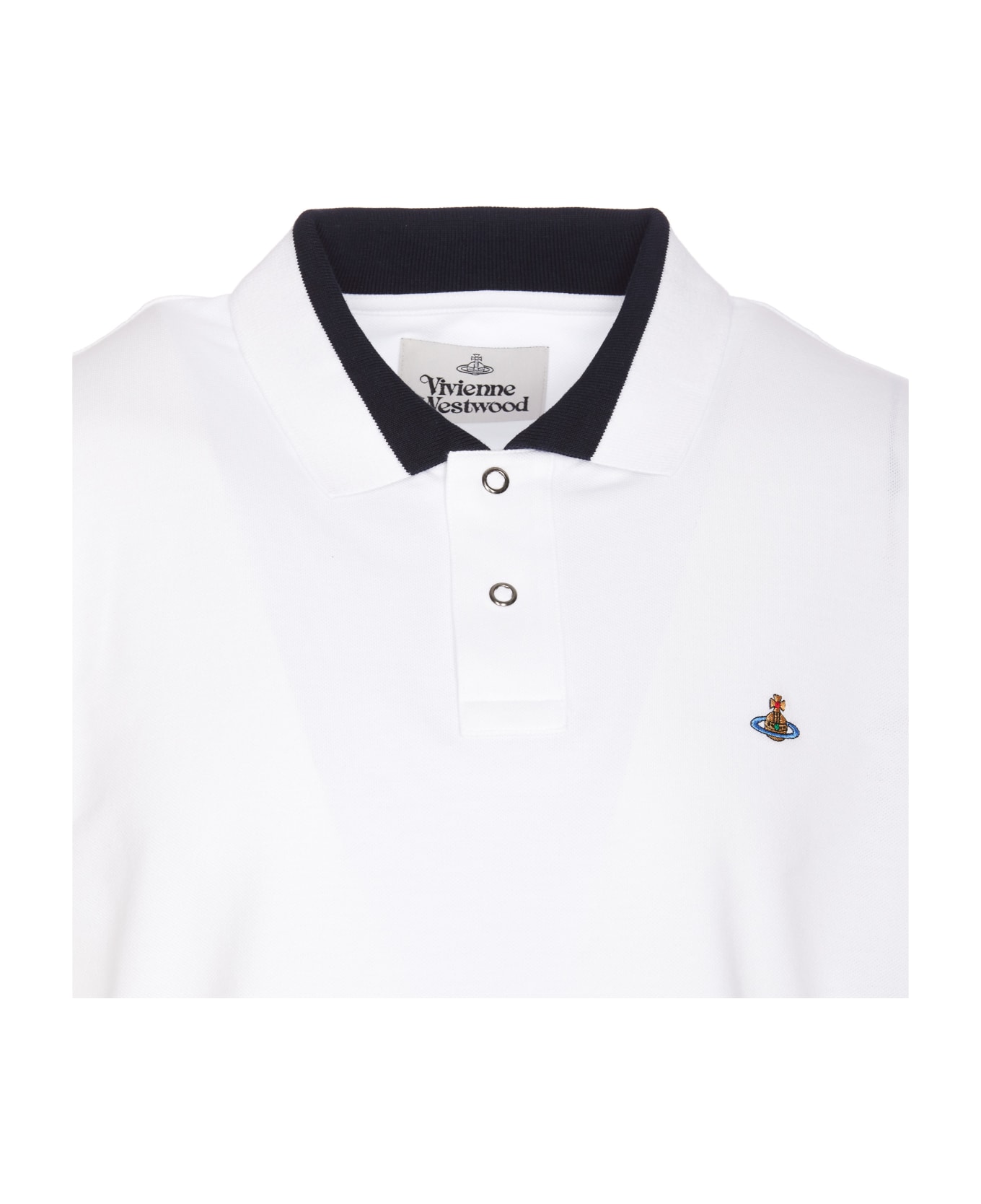 Vivienne Westwood Orb Polo - White