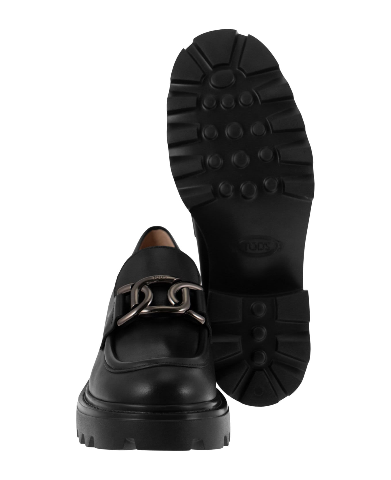 Tod's High Leather Loafer - Black