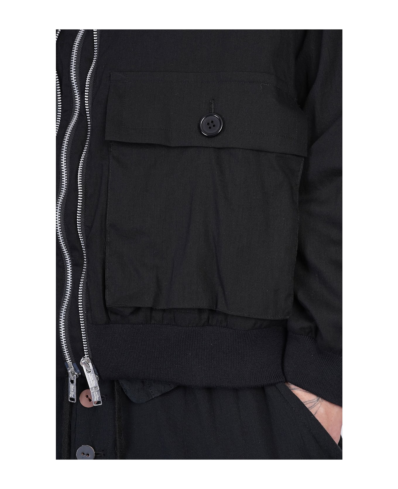 Undercover Jun Takahashi Casual Jacket In Black Cotton - black