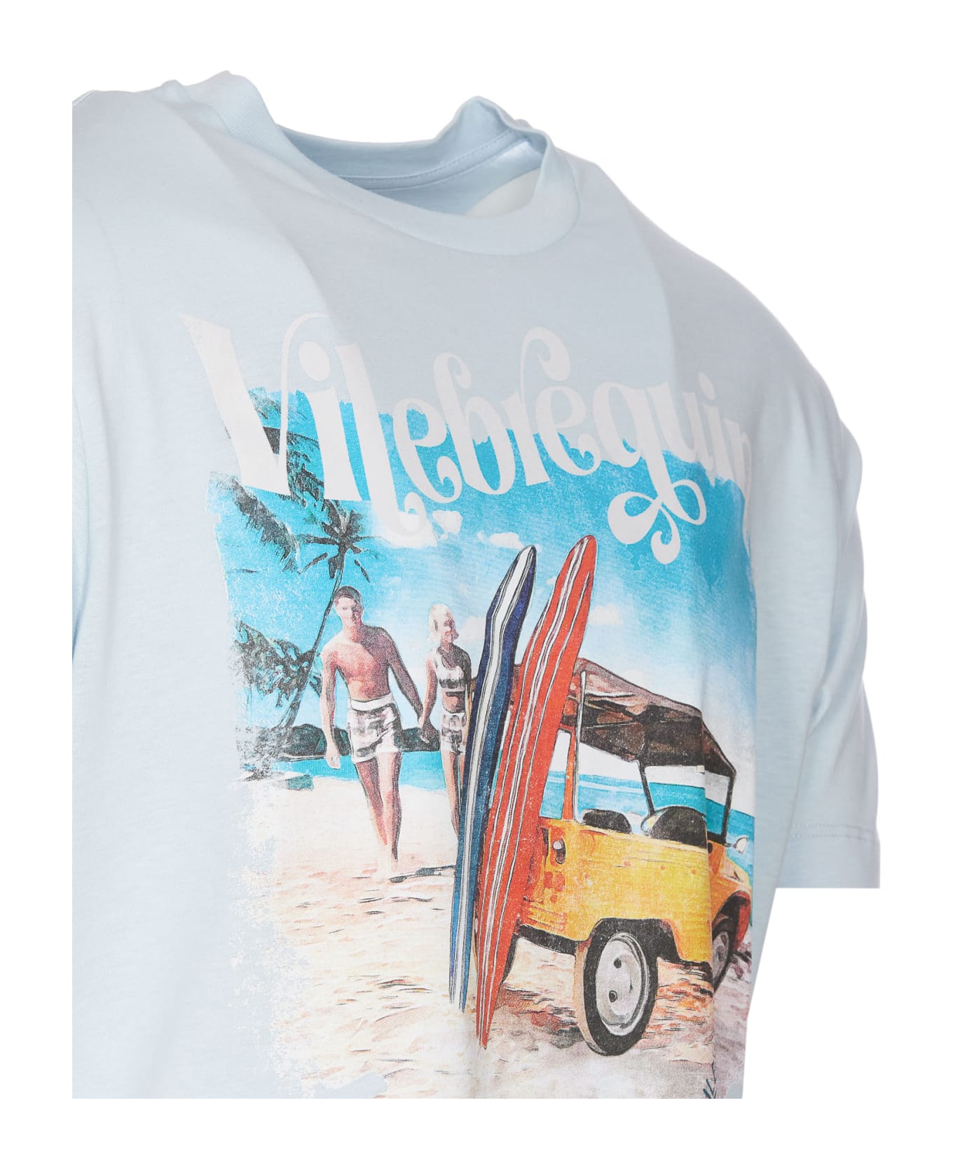 Vilebrequin Logo T-shirt - Blue シャツ