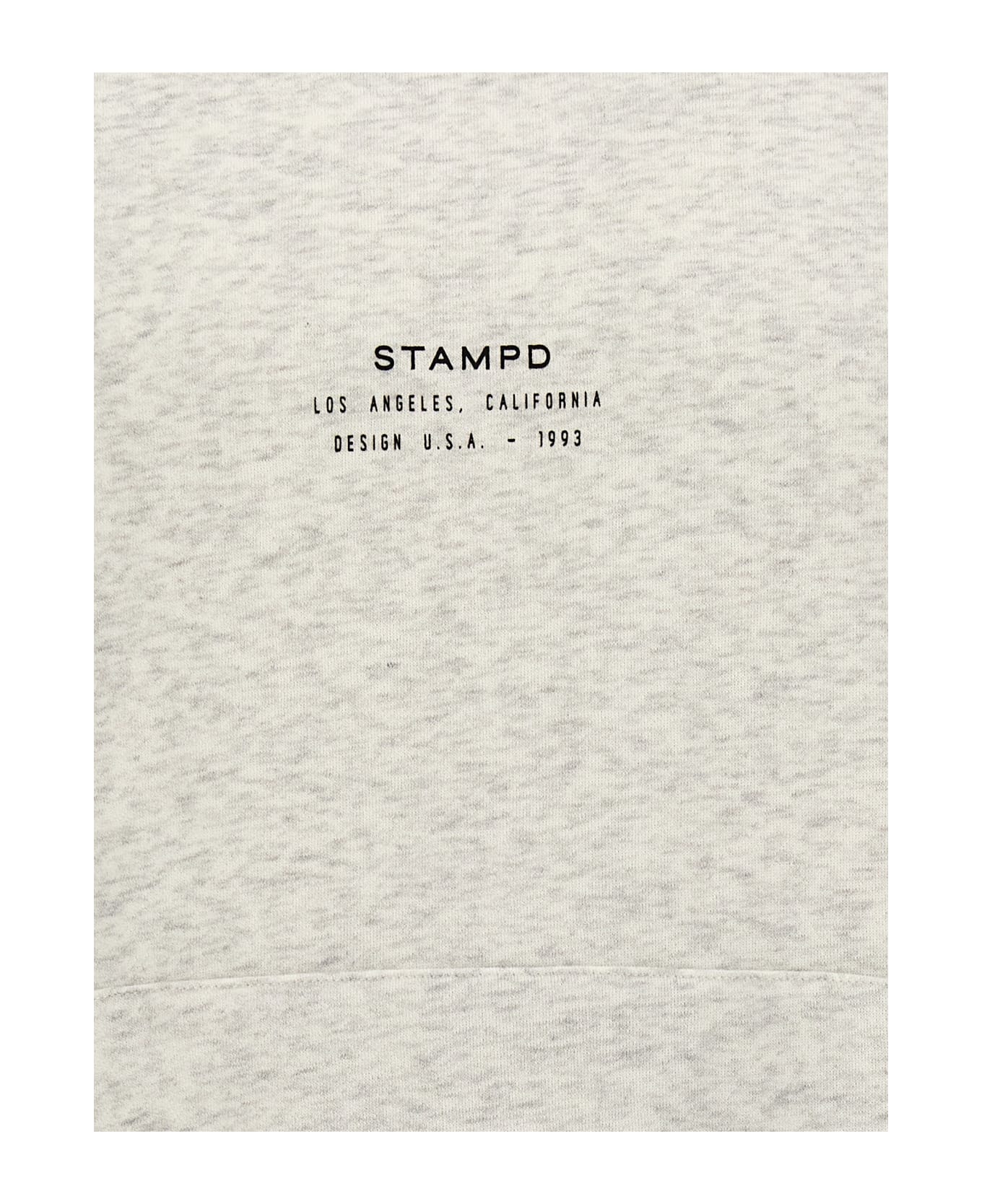 Stampd 'stacked Logo' Hoodie - Gray