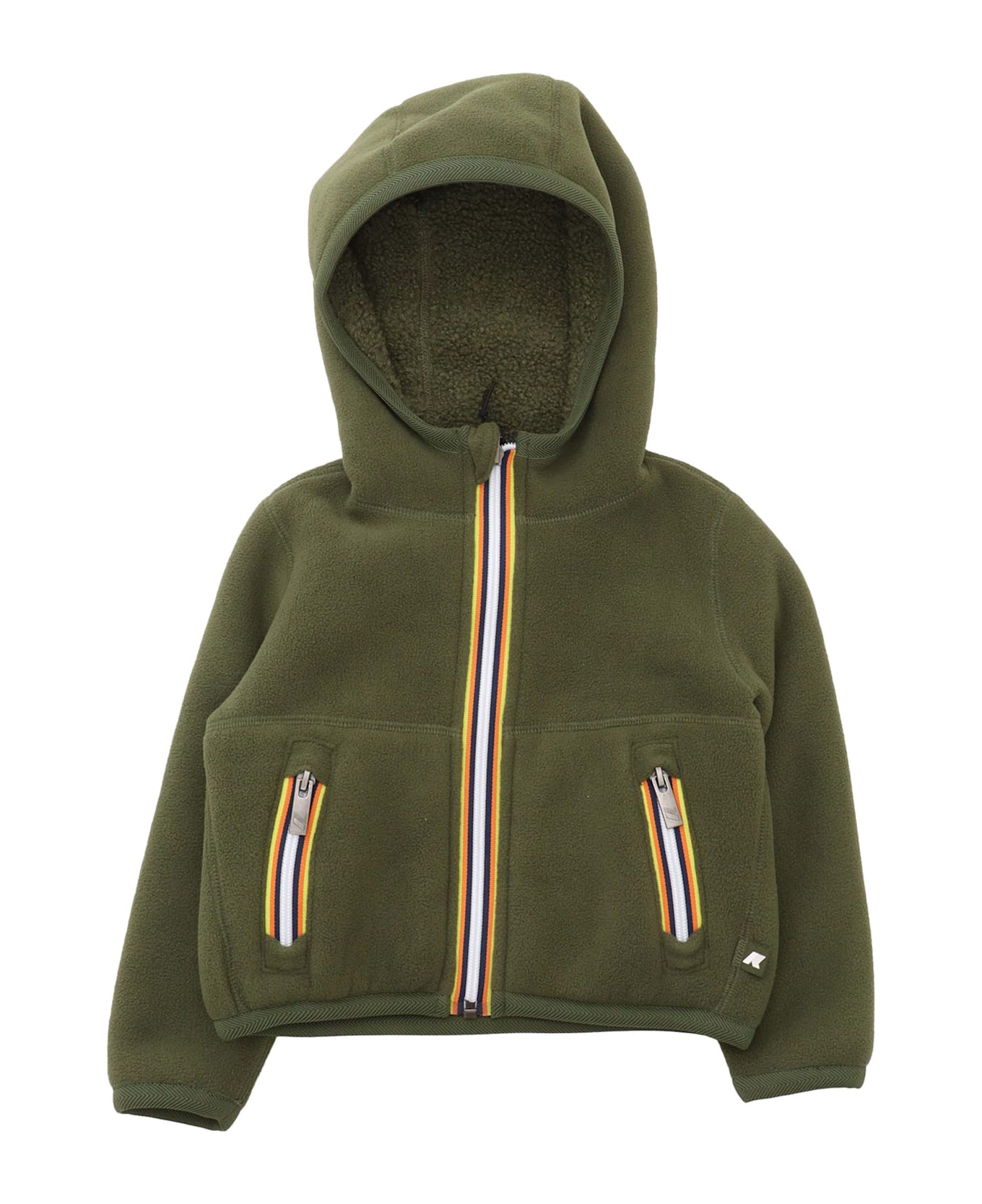 K-Way Polar Double Green Jacket - GREEN