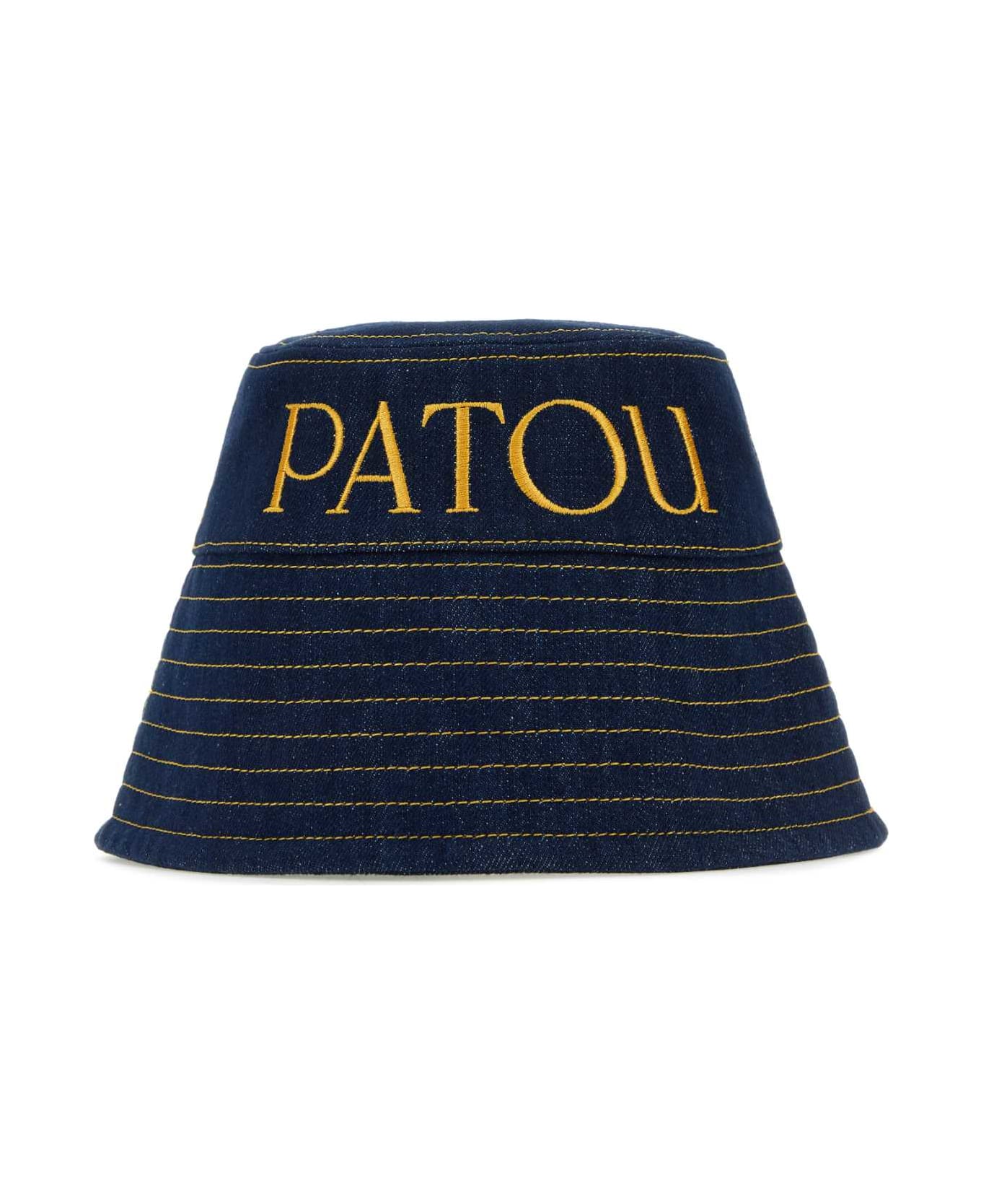 Patou Dark Blue Denim Hat - RODEO ヘアアクセサリー