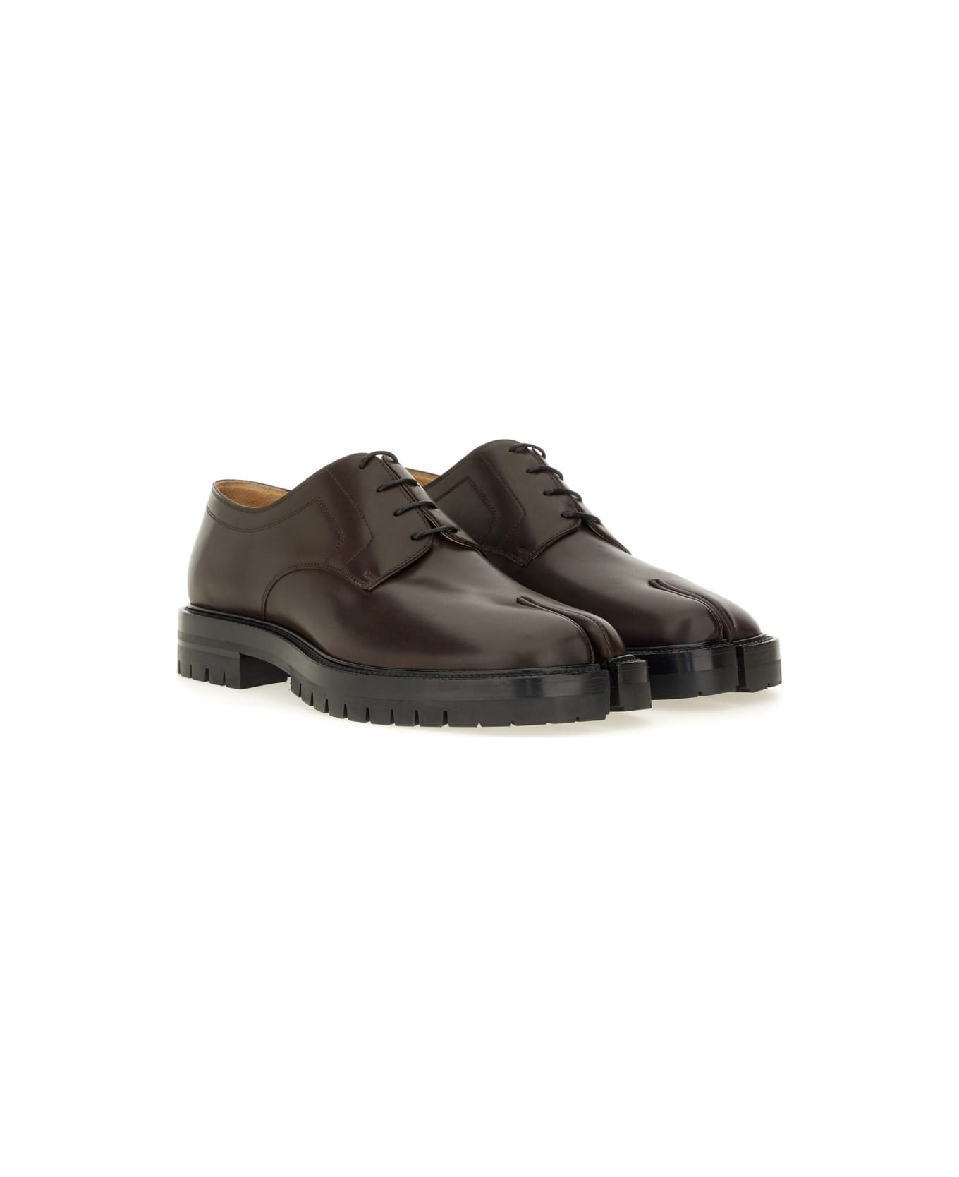 Maison Margiela Tabi Lace-up. - BLACK