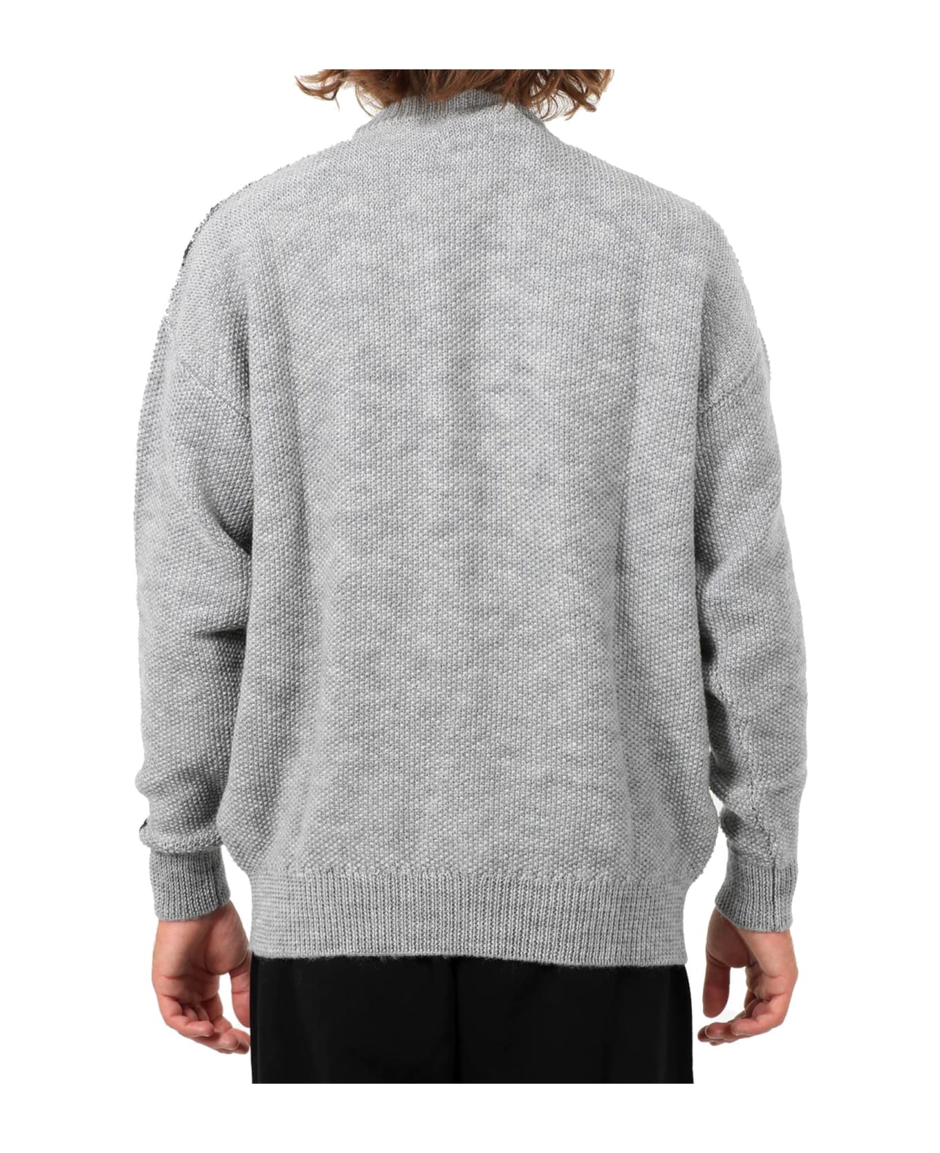 Marcelo Burlon Wings Sweater - Gray ニットウェア