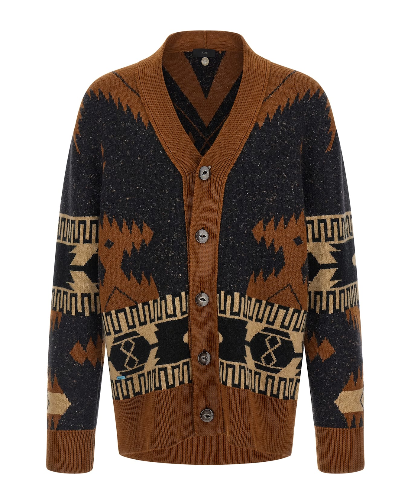 Alanui 
dreamscape Icon
 Cardigan - BROWN/BLACK