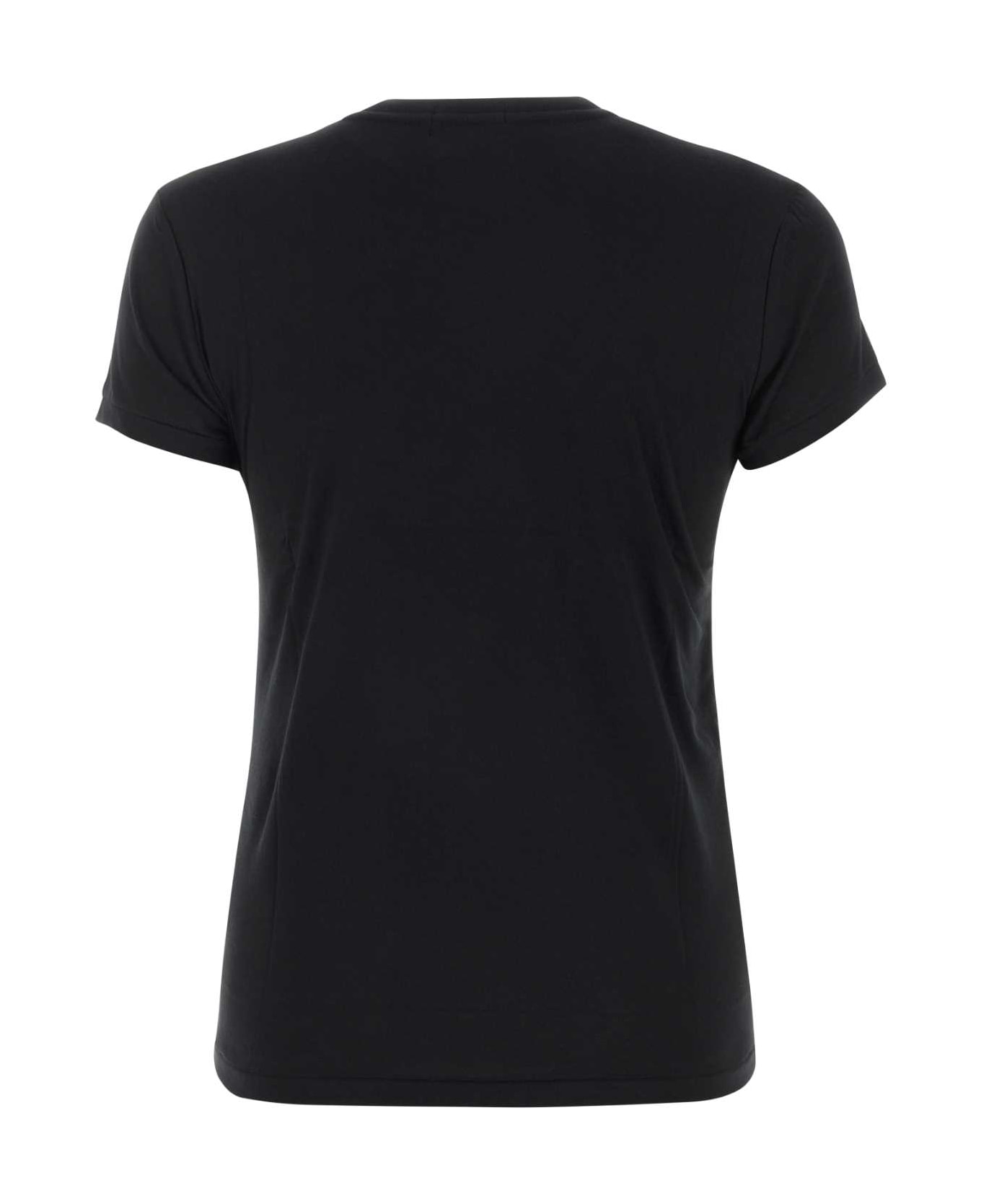 Polo Ralph Lauren Black Cotton T-shirt - POLOBLACK