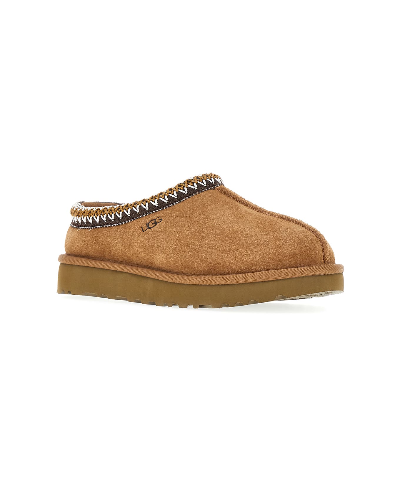 UGG Biscuit Suede Tasman Slippers - CHESTNUT