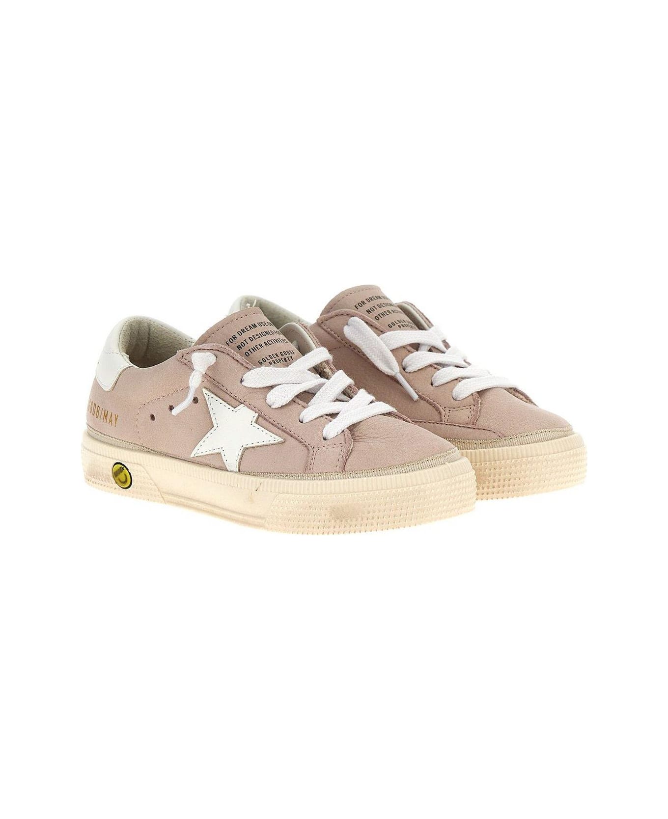 Golden Goose May Lace-up Sneakers - PINK