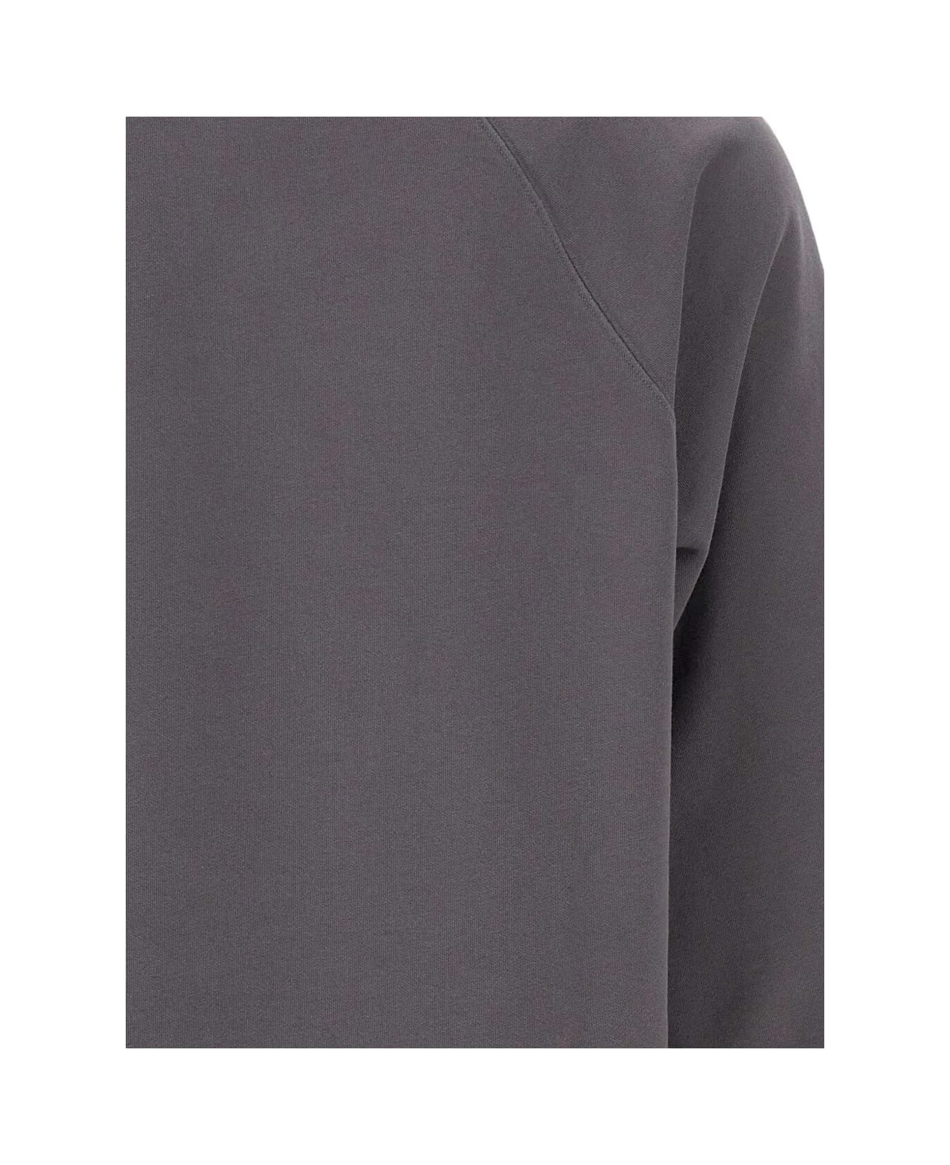 Maison Kitsuné Fox Head Oversize Sweatshirt - Charcoal