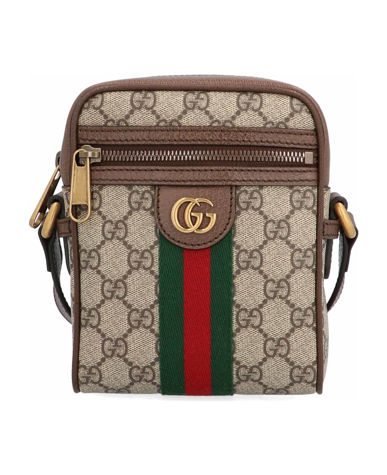 Gucci 'ophidia' Crossbody Bag - Acero