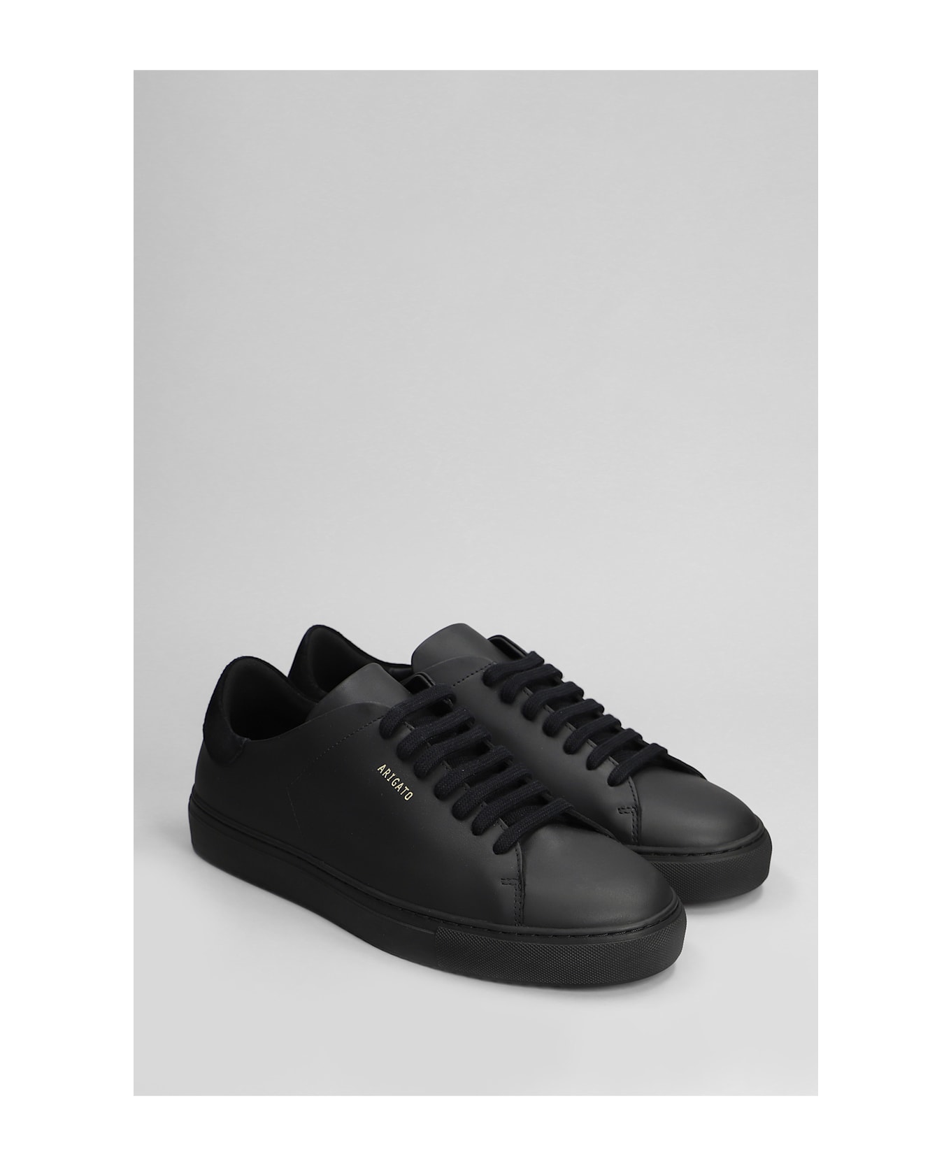 Axel Arigato Clean 90 Sneakers In Black Suede And Leather - black