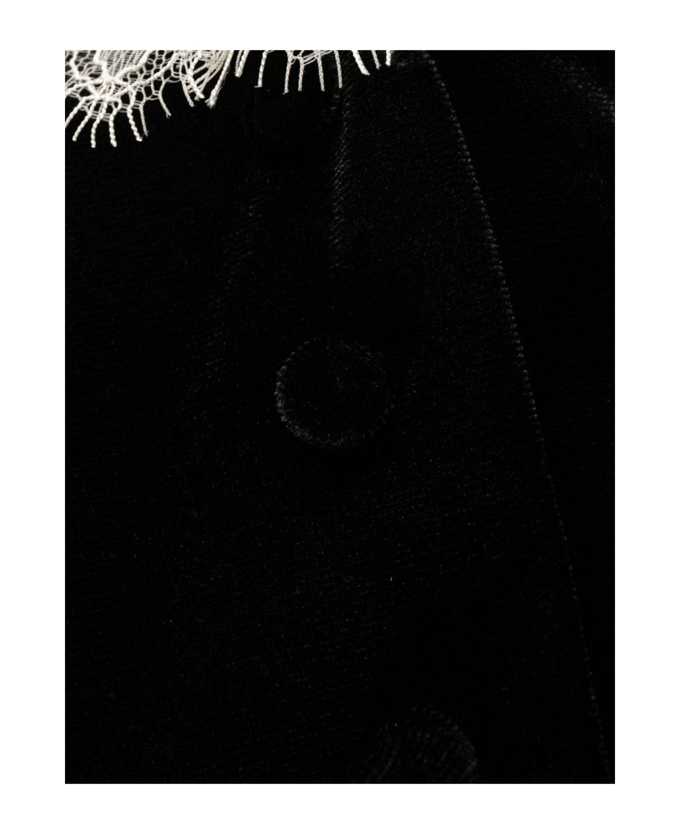 Philosophy di Lorenzo Serafini Black Stretch Velvet Dress Dress - NERO