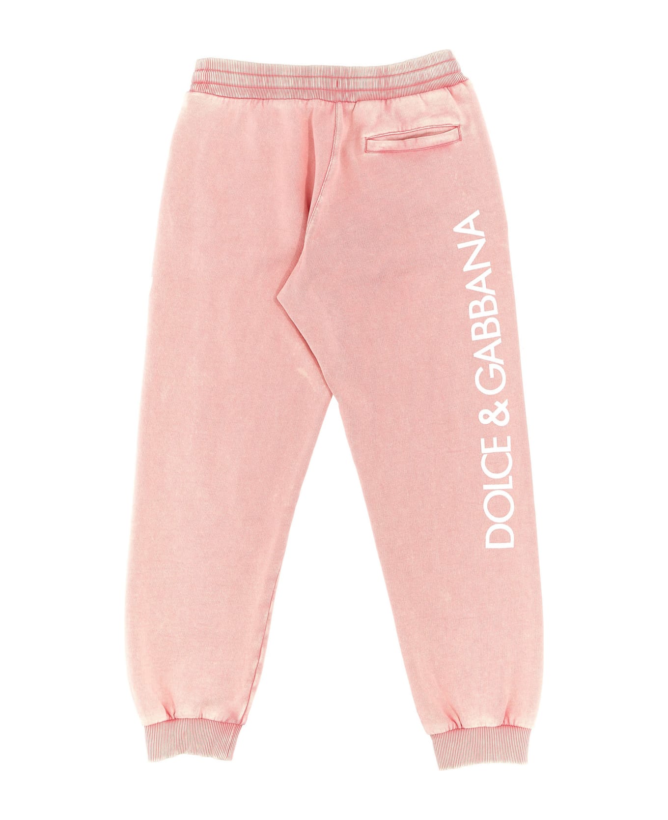 Dolce & Gabbana Logo Print Joggers - Pink ボトムス