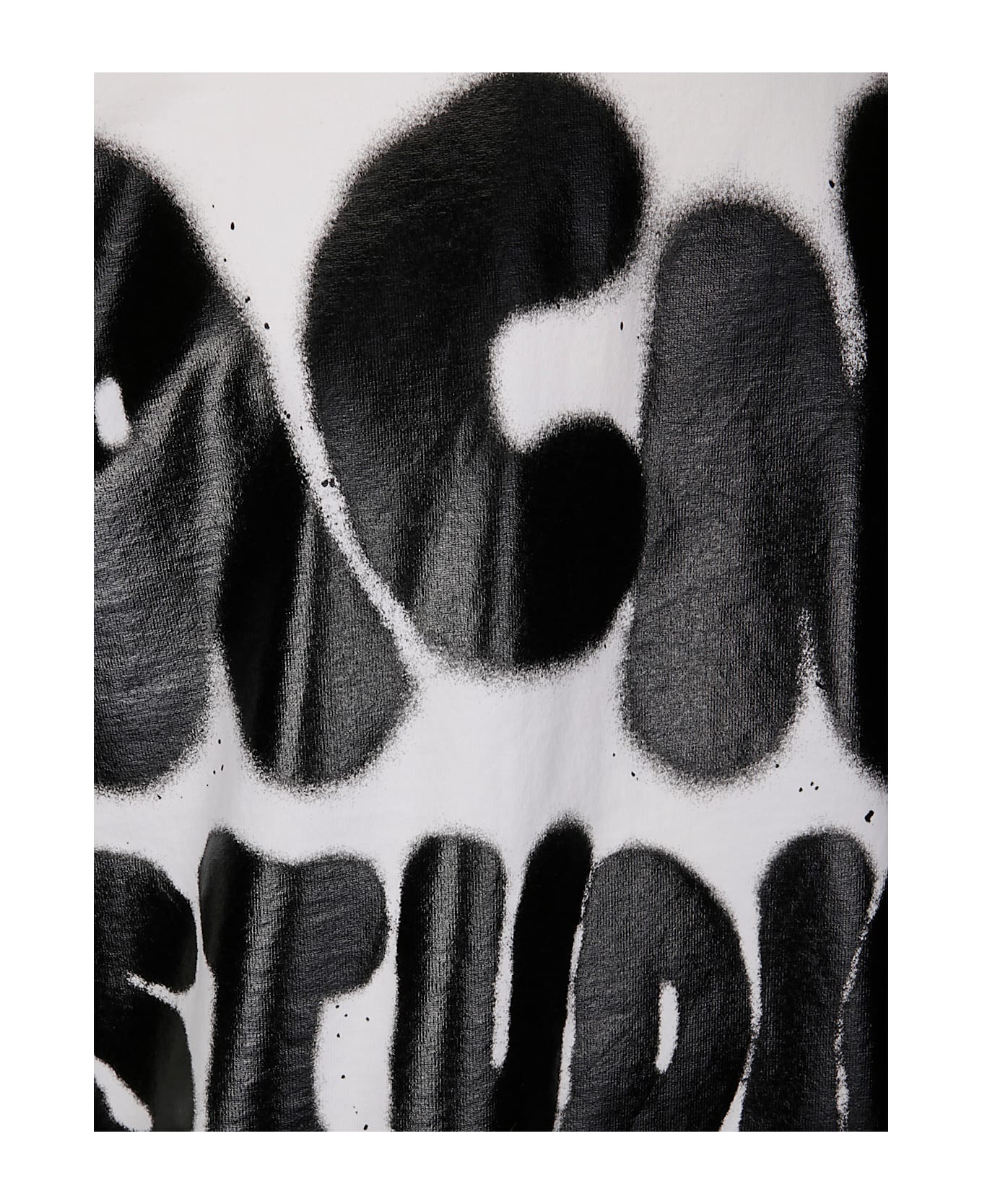 Acne Studios 1996 Sprayed Crewneck T-shirt - OPTIC WHITE