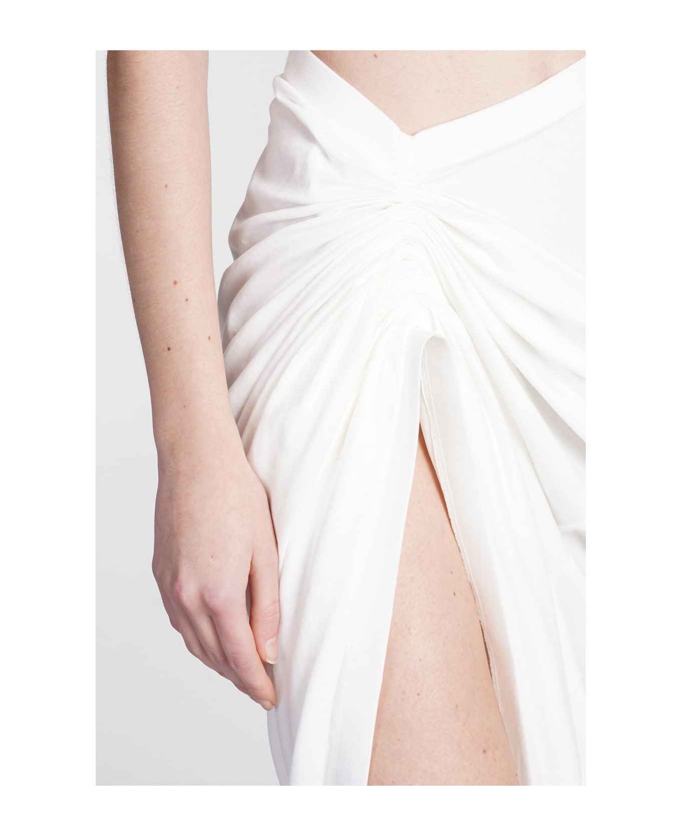 Alexander Wang Skirt In White Cotton - white