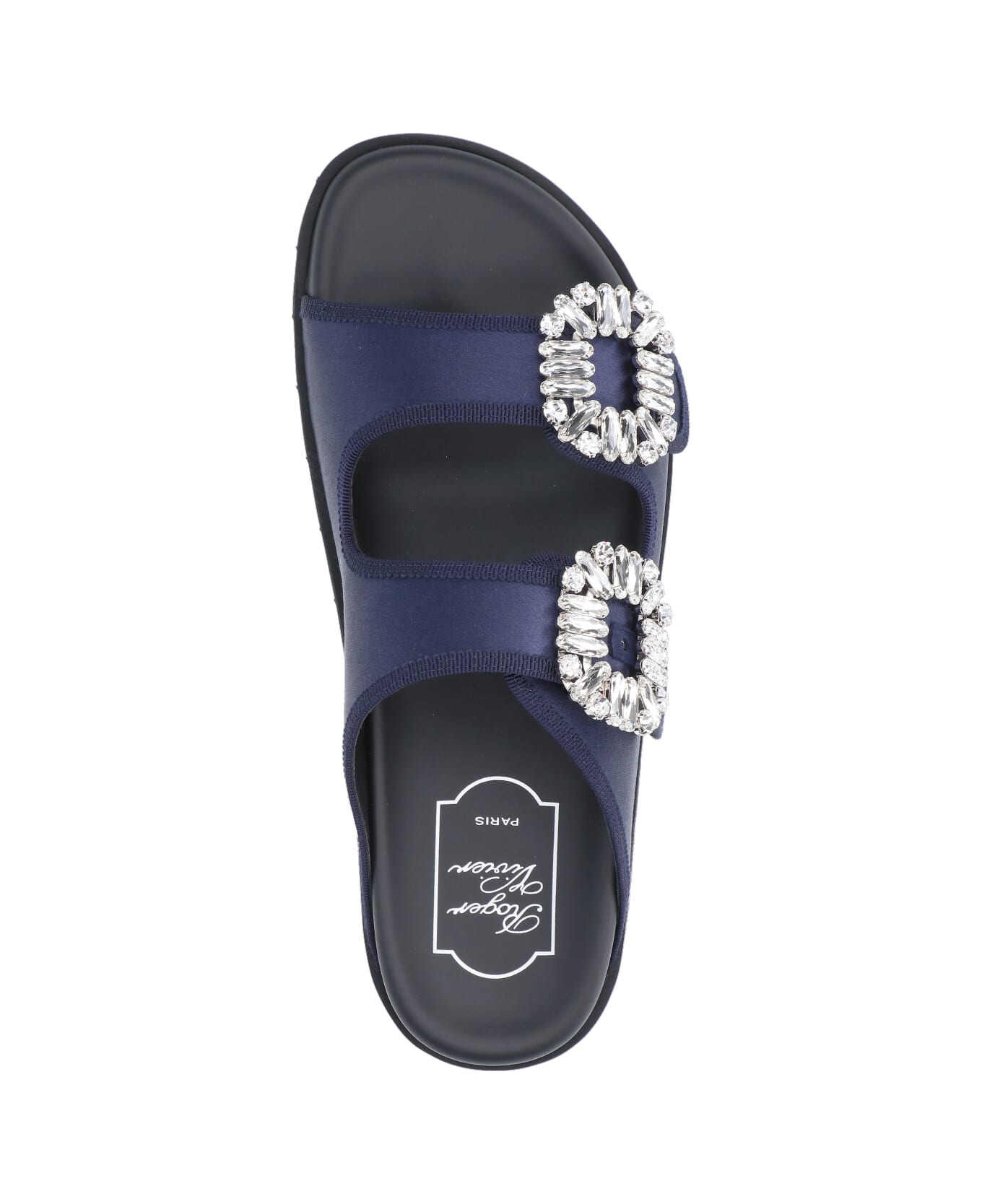 Roger Vivier "slidy Viv" Sandals - Blue