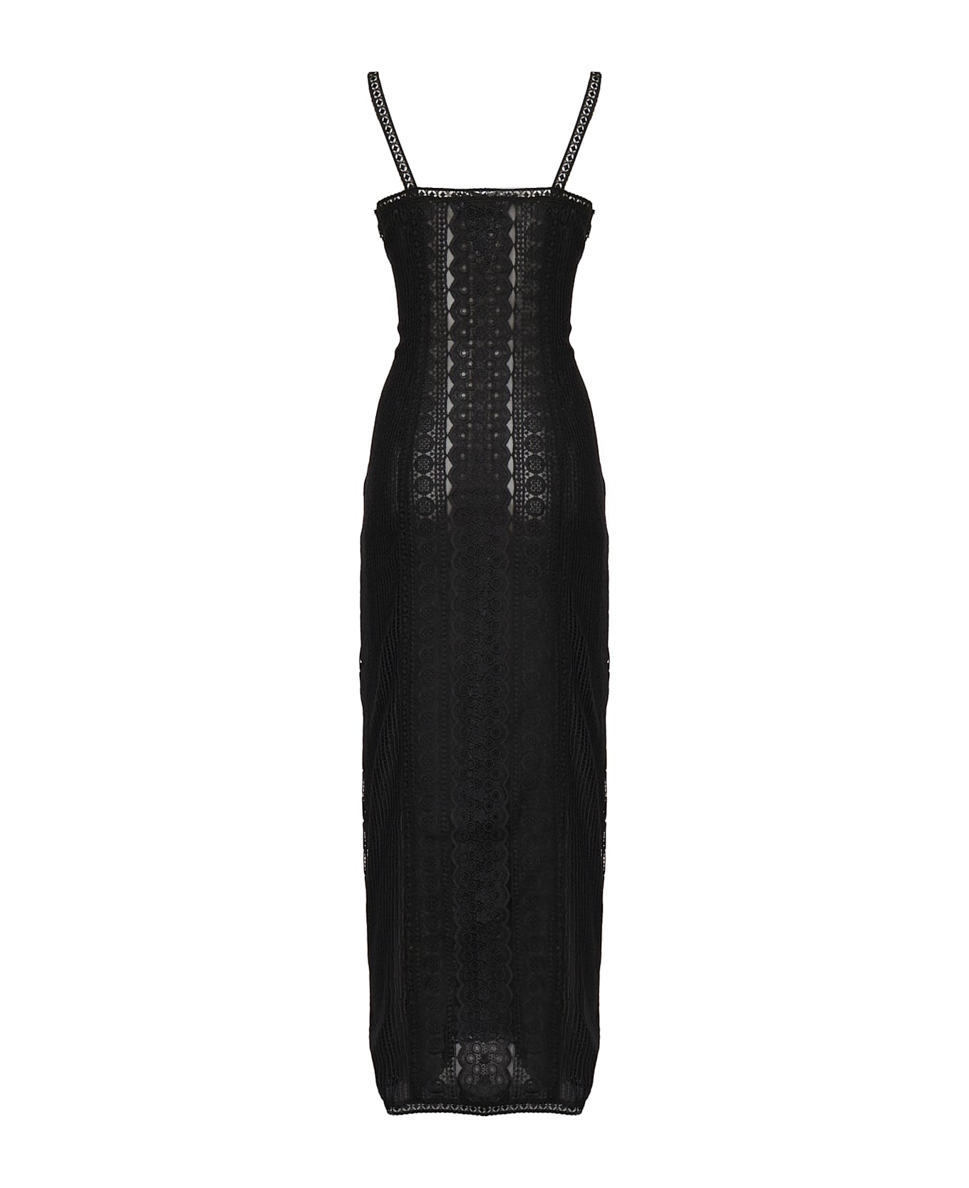 Charo Ruiz Vannie Long Dress - Black