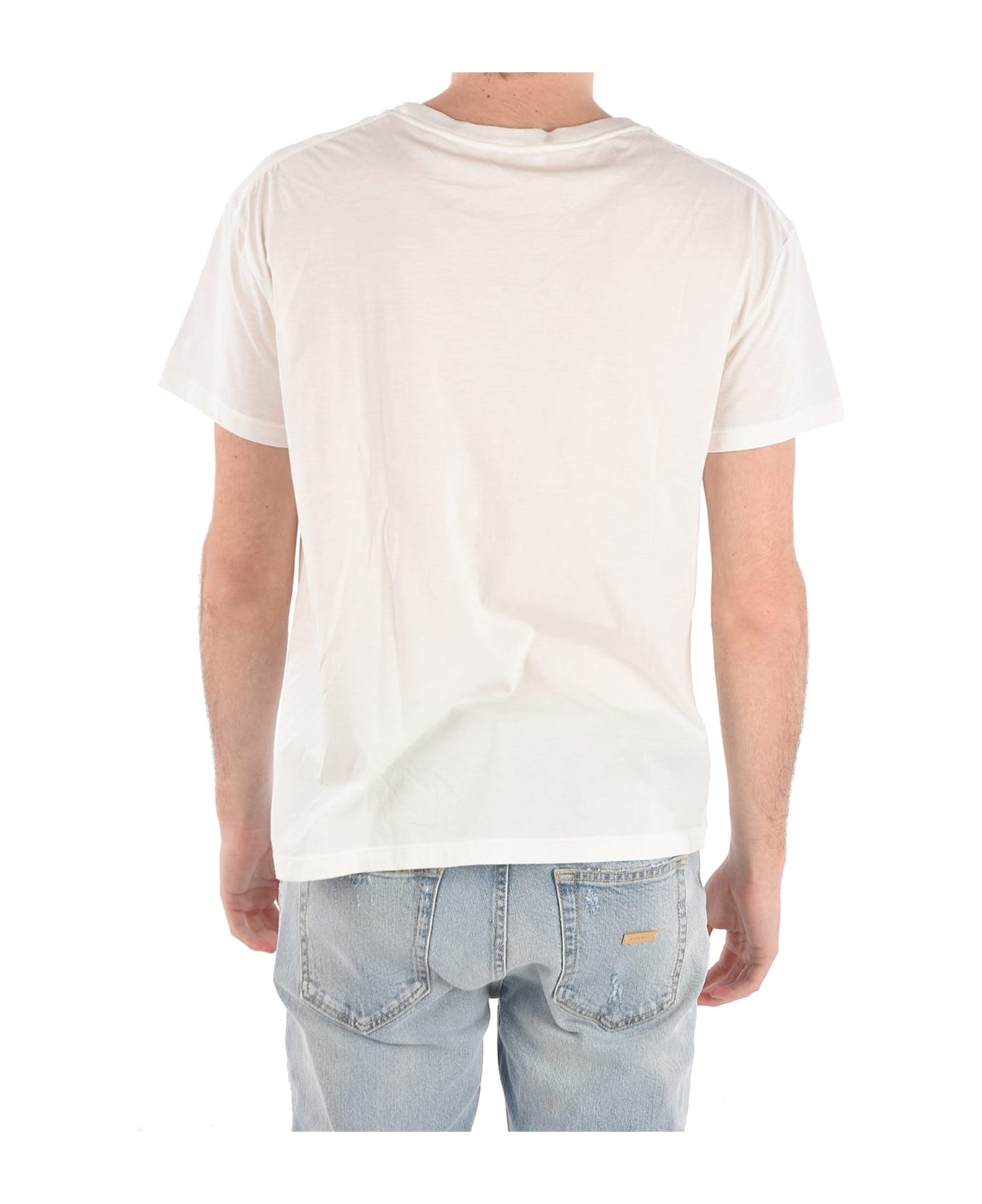 Celine Printed Cotton T-shirt - White