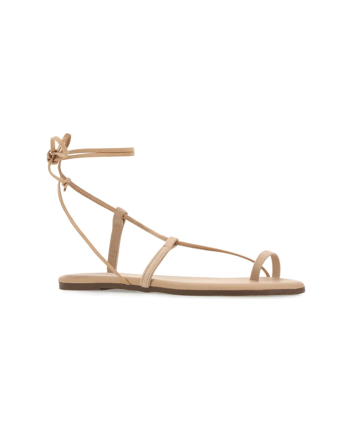 Tkees Skin Pink Suede Jo Sandals - PURDY