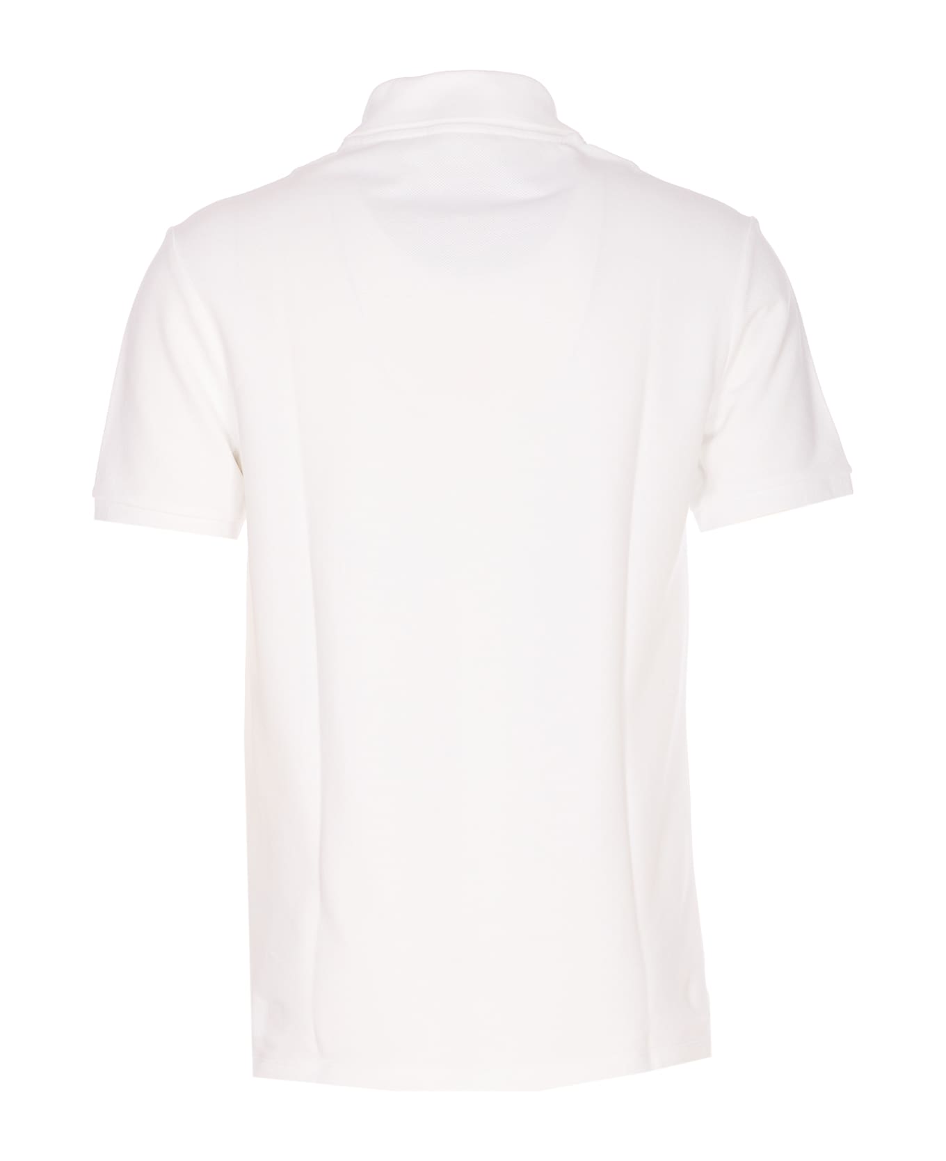 Balmain Embroidered Pb Logo Polo - White