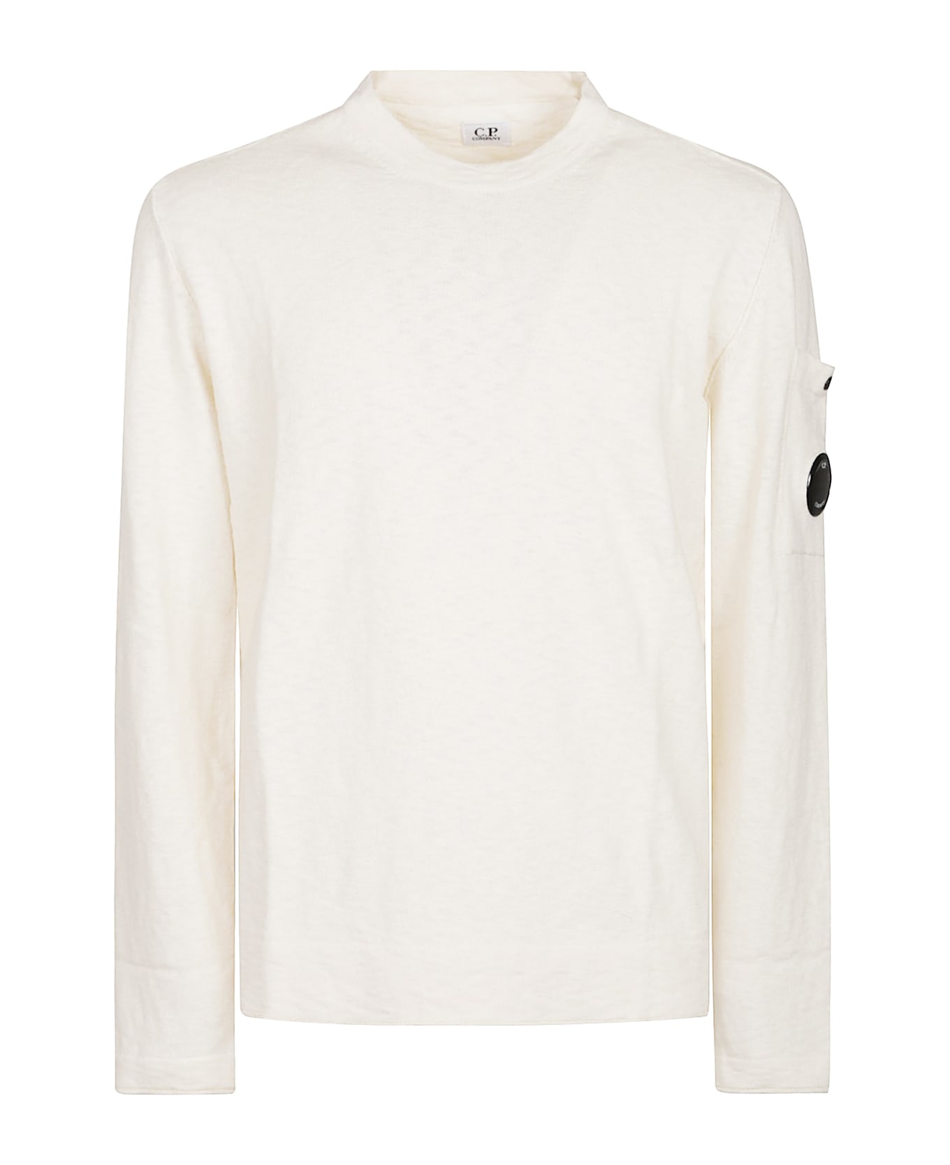 C.P. Company Lens Sweater - Gauze White