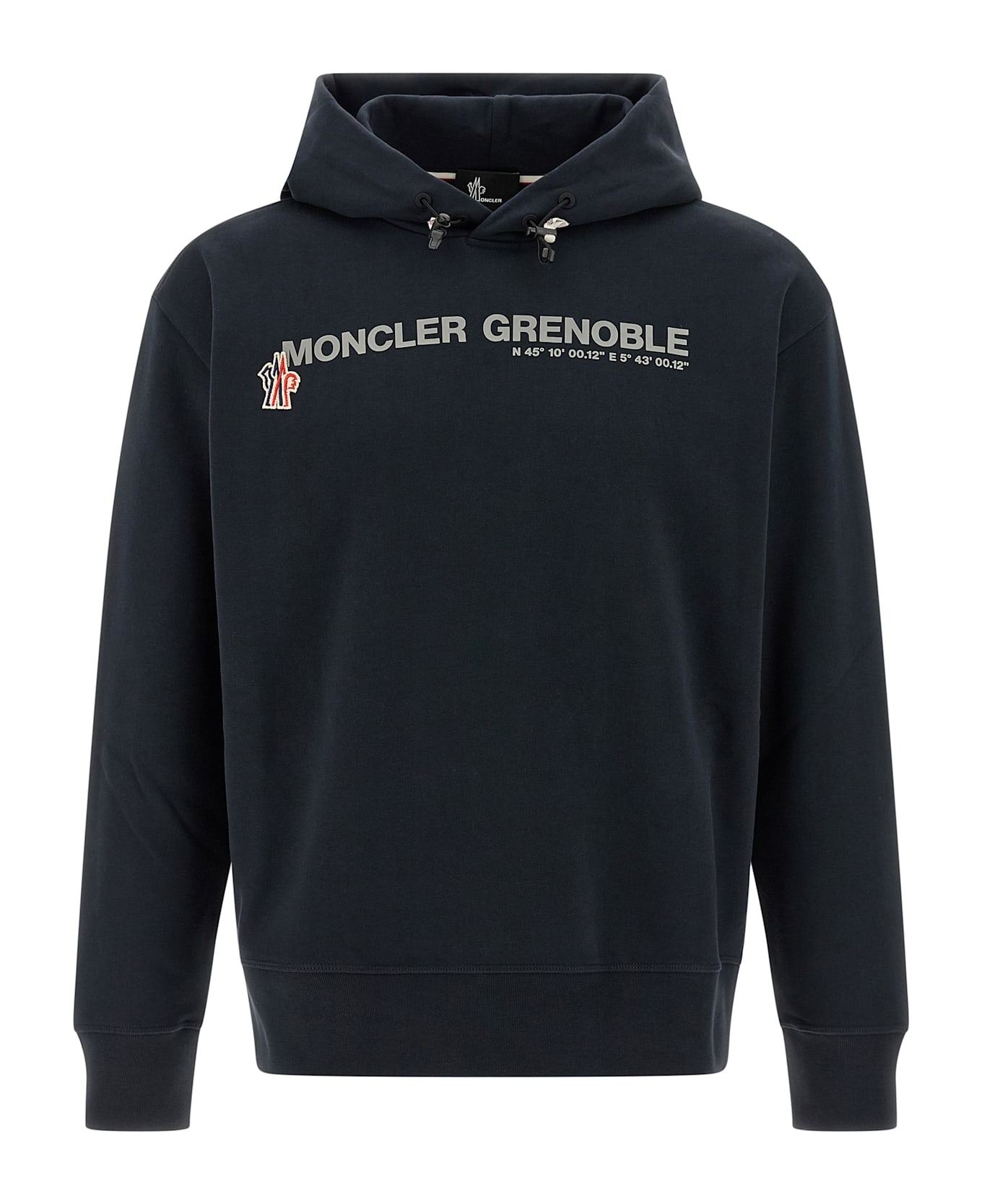 Moncler Grenoble Logo Hoodie - Blue